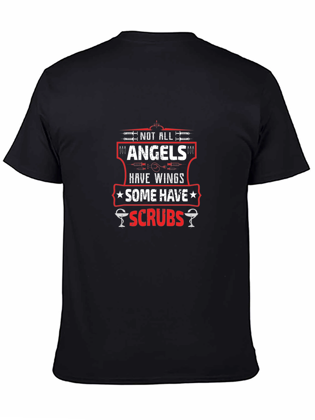 Angels Wear Scrubs Graphic Tee