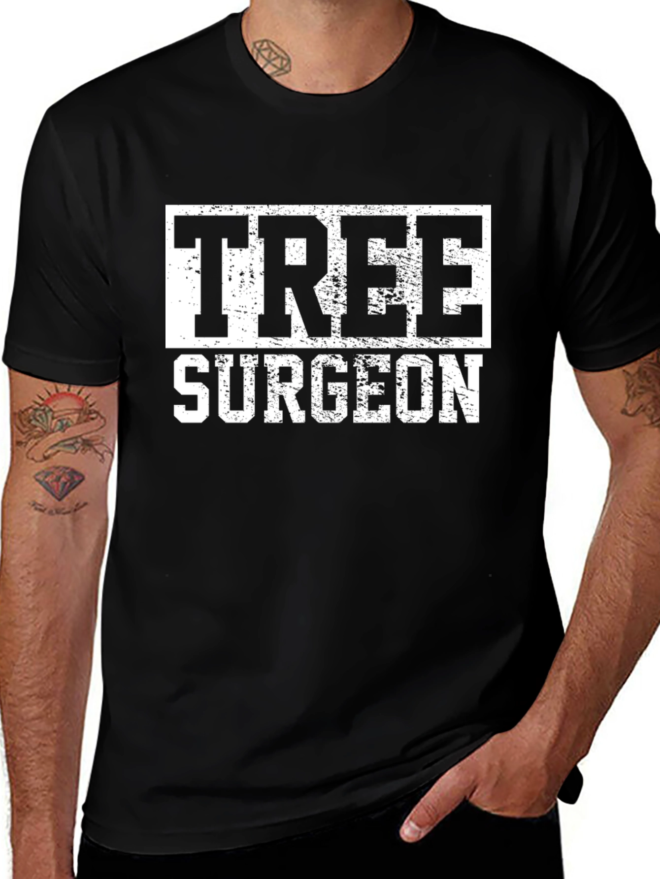 Tree Surgeon Graphic T-Shirt - Arborist Humor