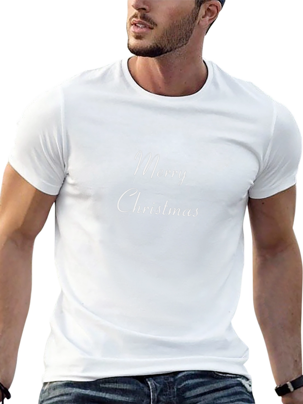 Merry Christmas Black T-Shirt