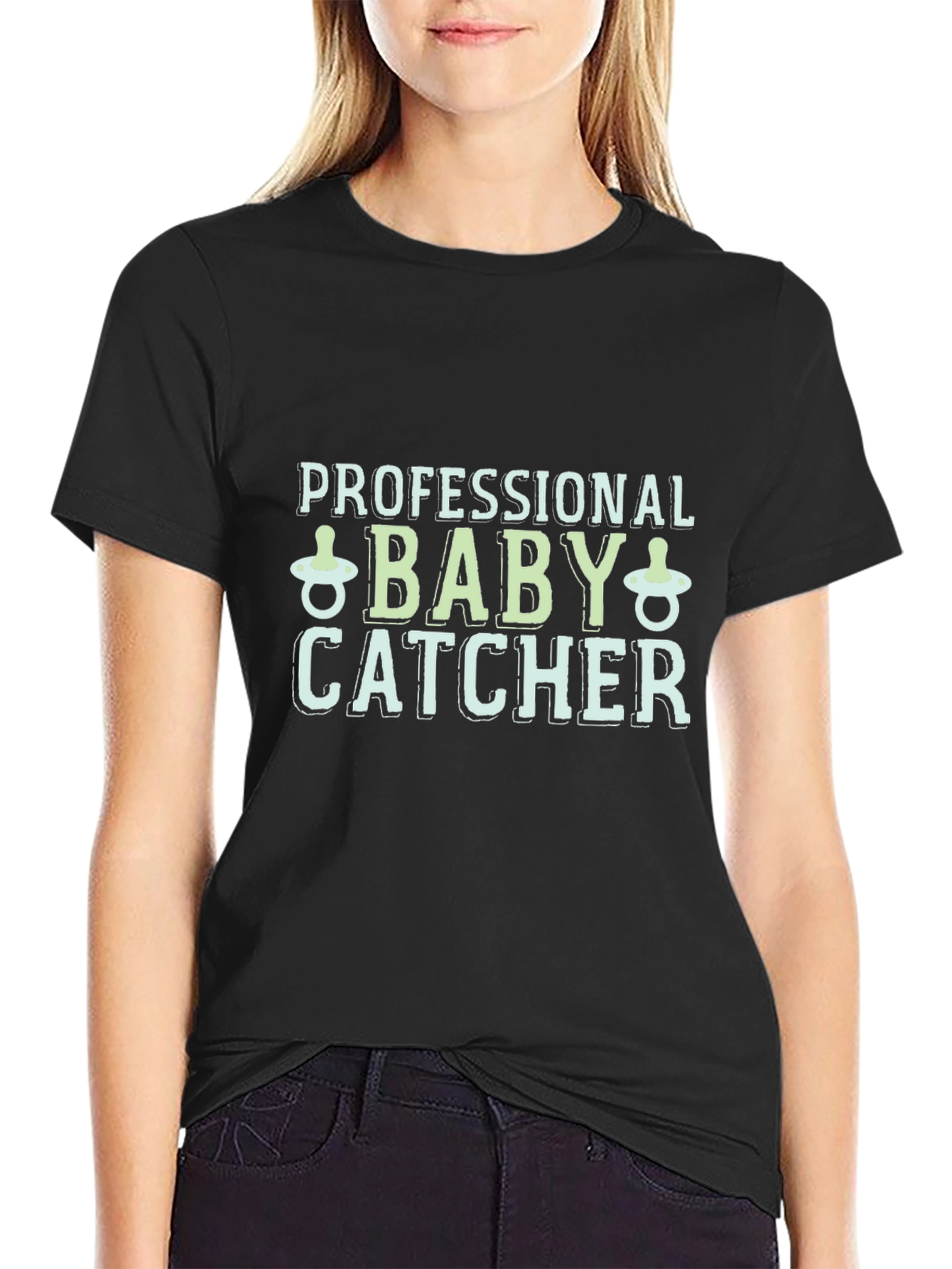 Professional Baby Catcher Graphic T-Shirt