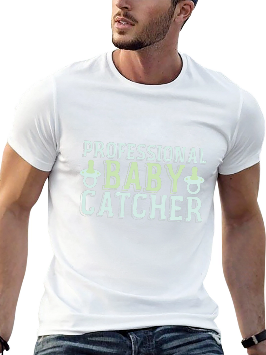 Professional Baby Catcher Graphic T-Shirt