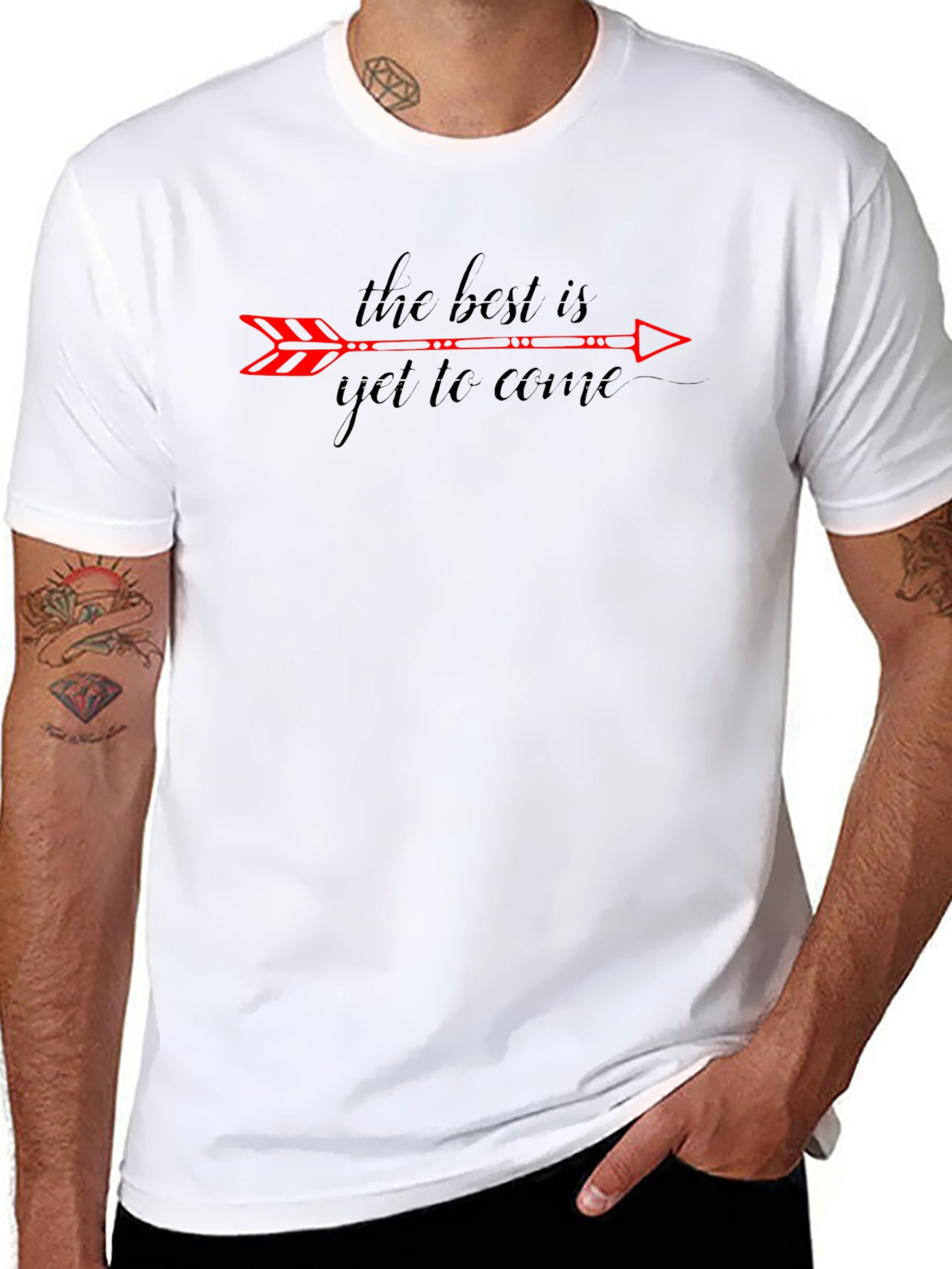 Motivational Arrow Tee - The Best is Yet to Come
