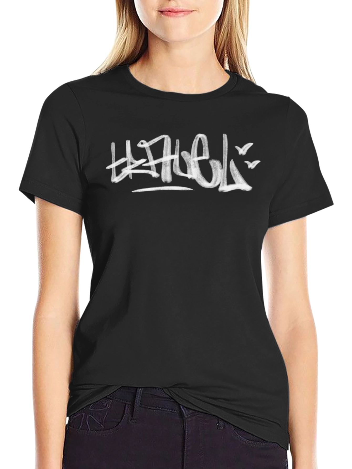 Urban Style Black Graphic Tee