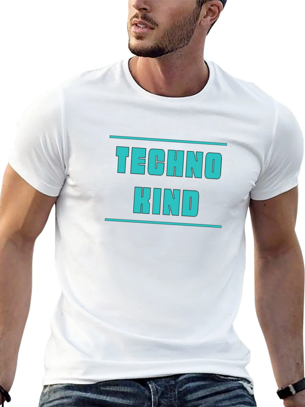 Techno Kind Graphic Tee - Cool Style