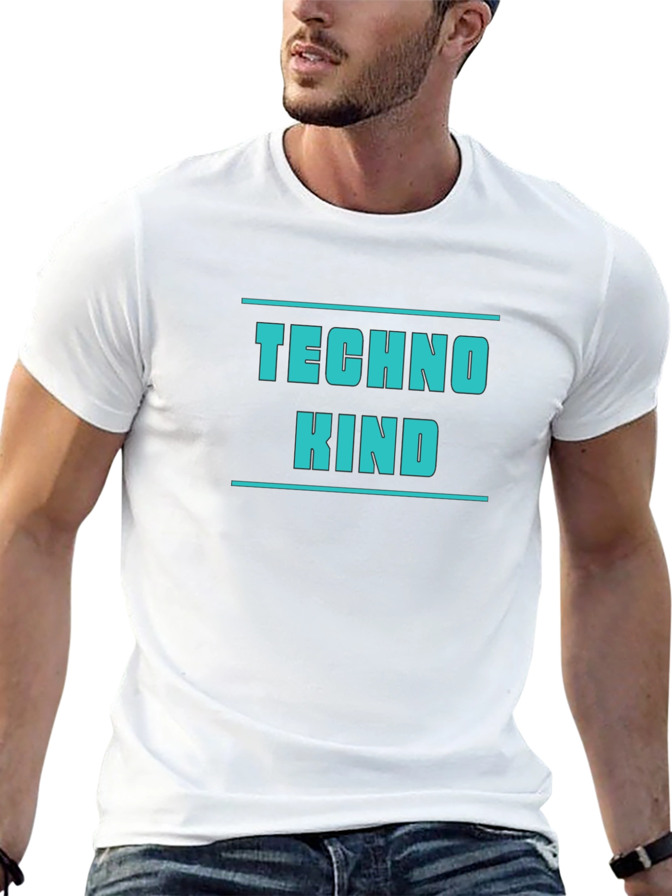 Techno Kind Graphic Tee - Cool Style