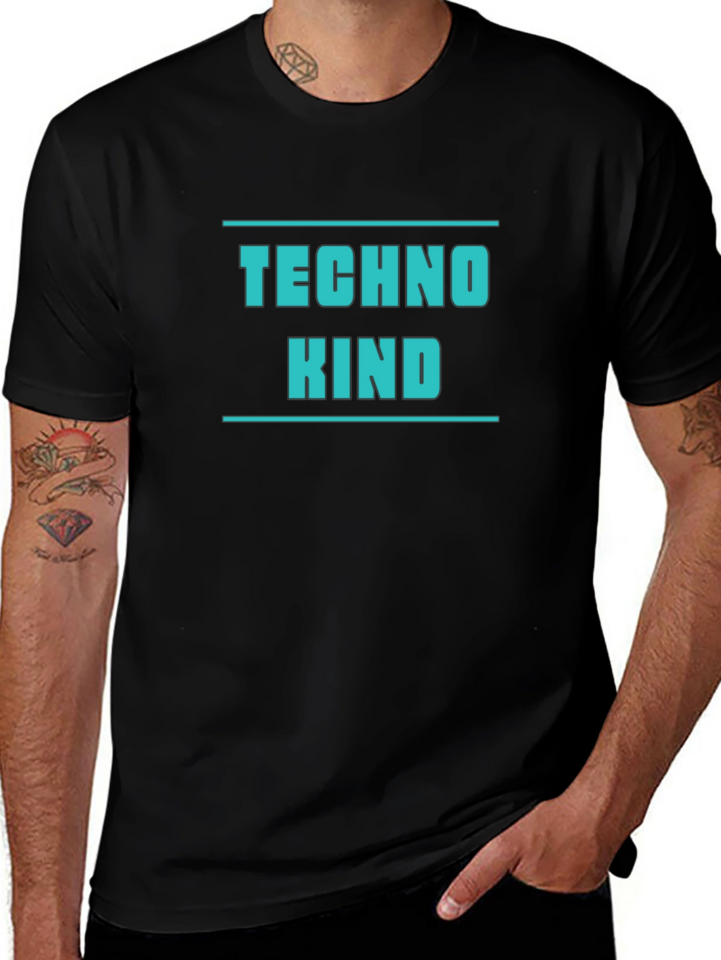 Techno Kind Graphic Tee - Cool Style