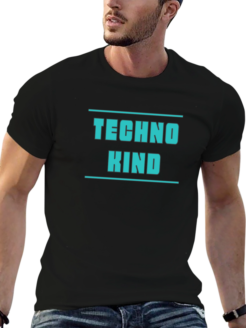 Techno Kind Graphic Tee - Cool Style