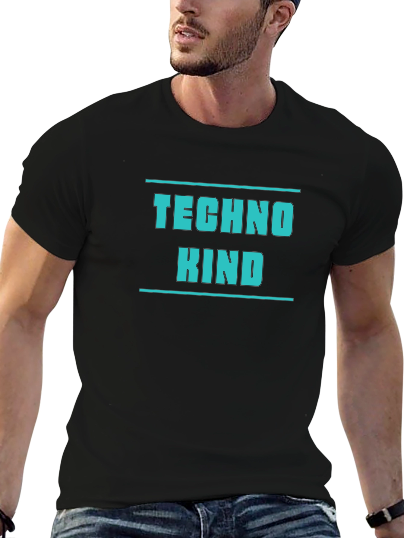 Techno Kind Graphic Tee - Cool Style