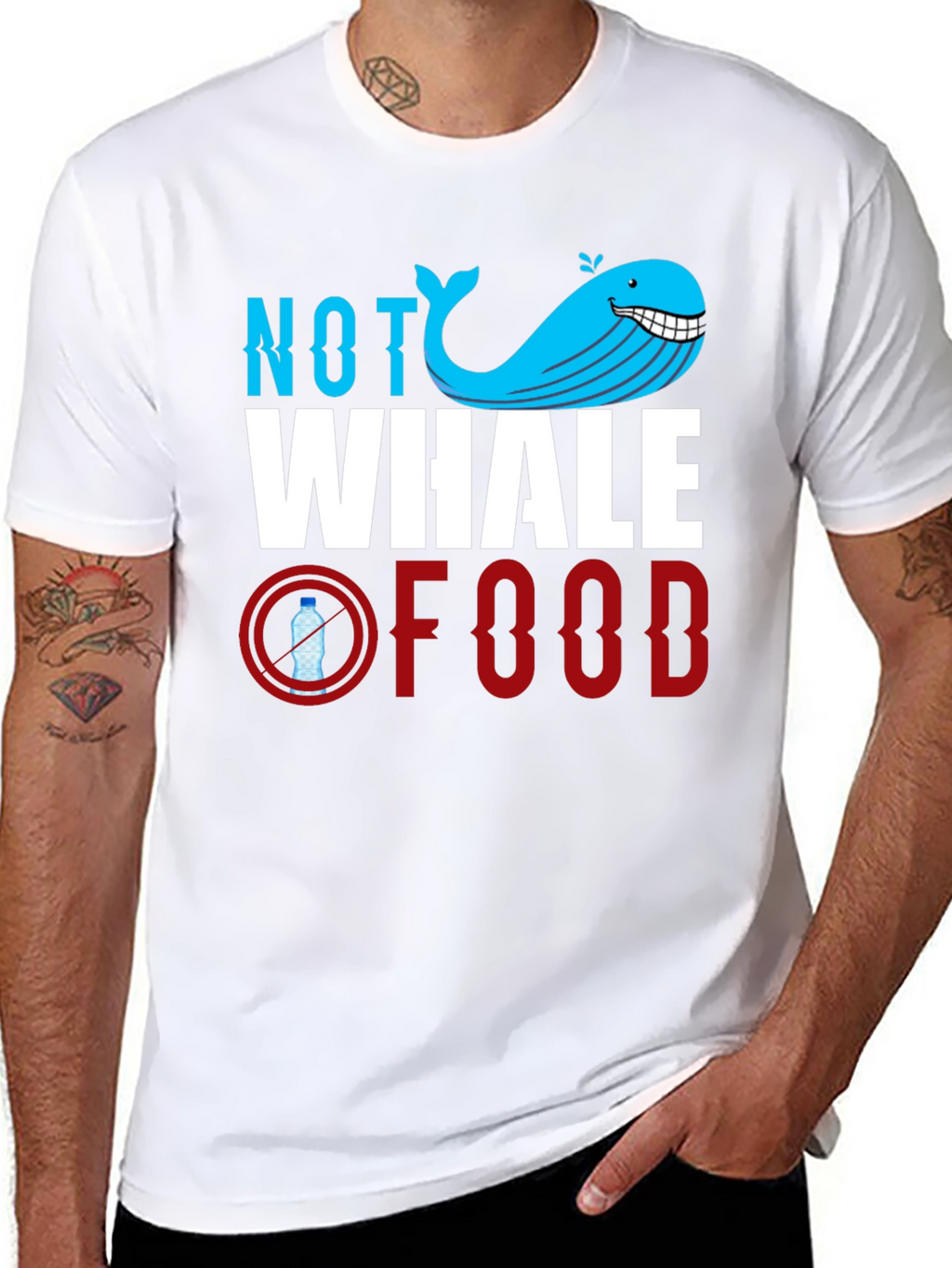 Not Whale Food Graphic T-Shirt