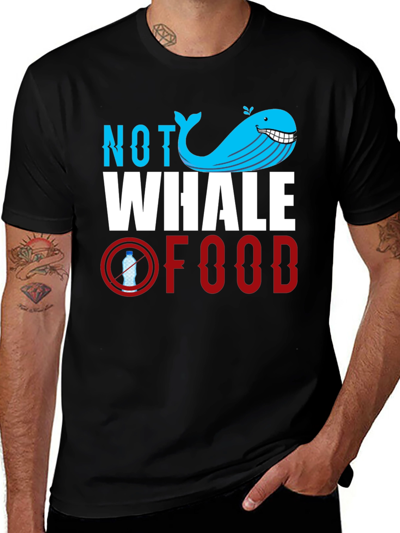 Not Whale Food Graphic T-Shirt