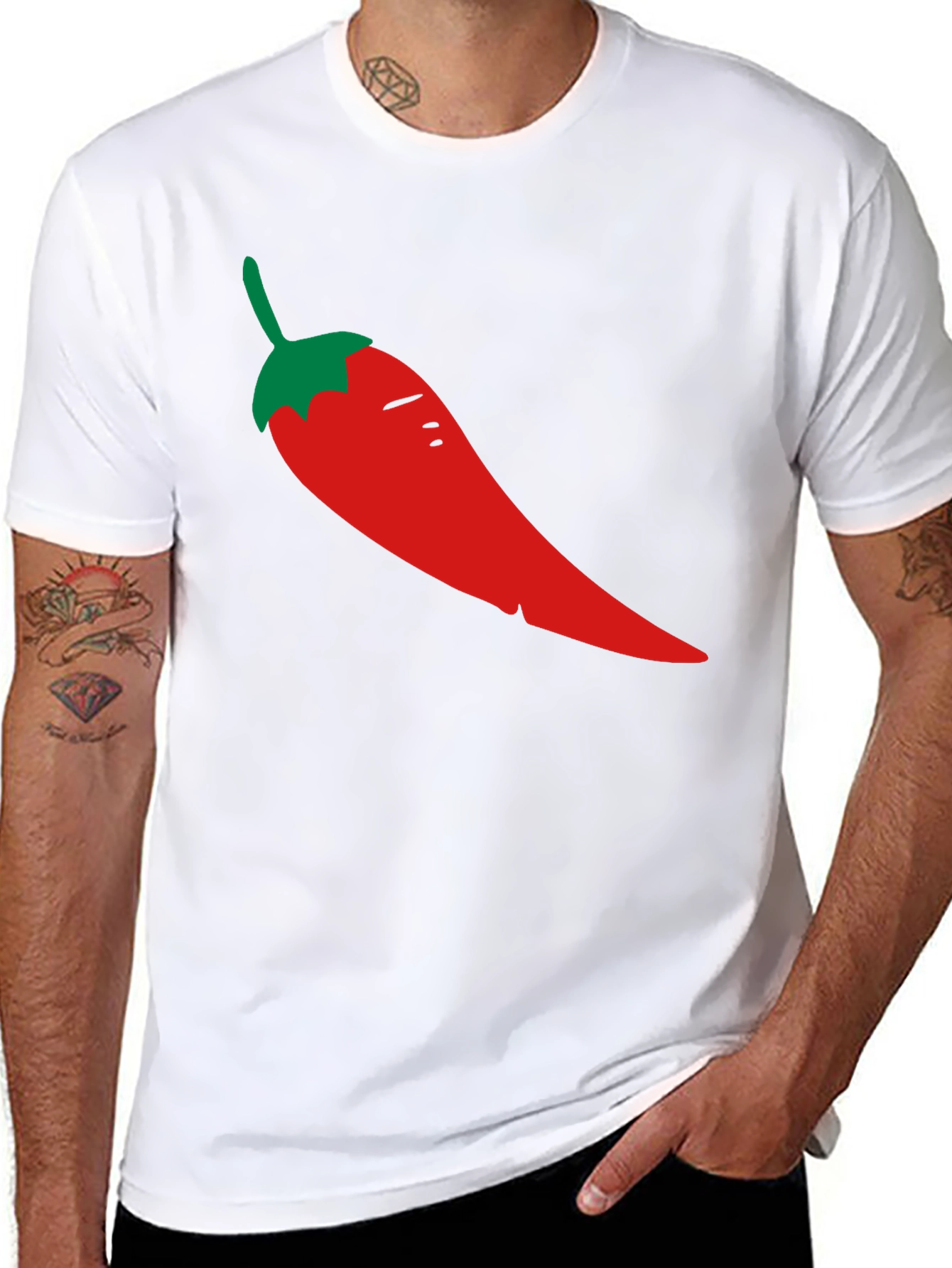 Chili Pepper Graphic Tee - Spicy Style