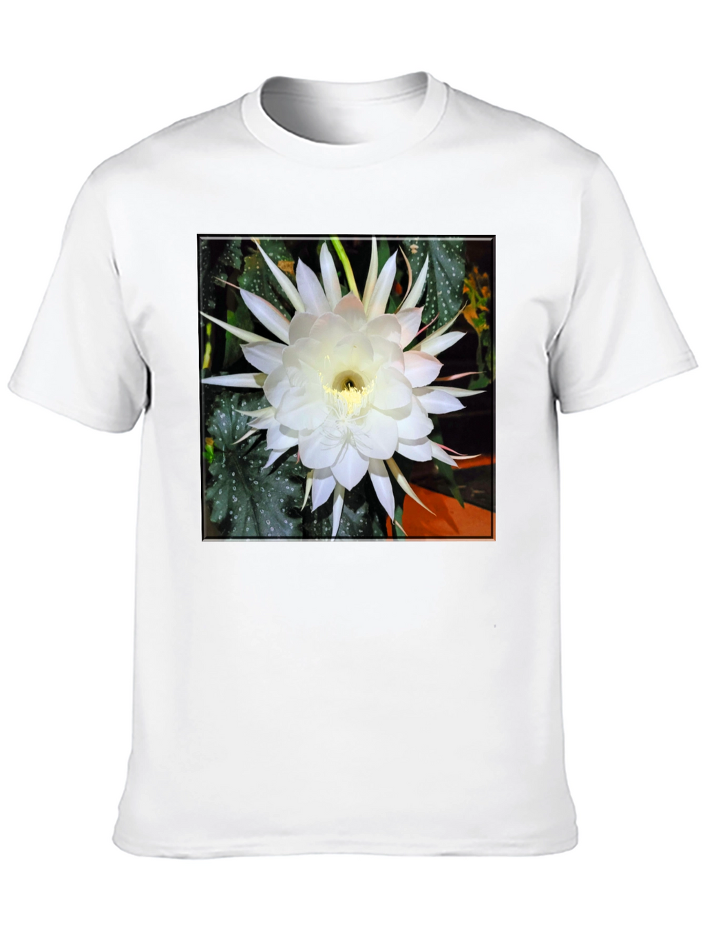 Night Blooming Cereus Flower Graphic T-Shirt