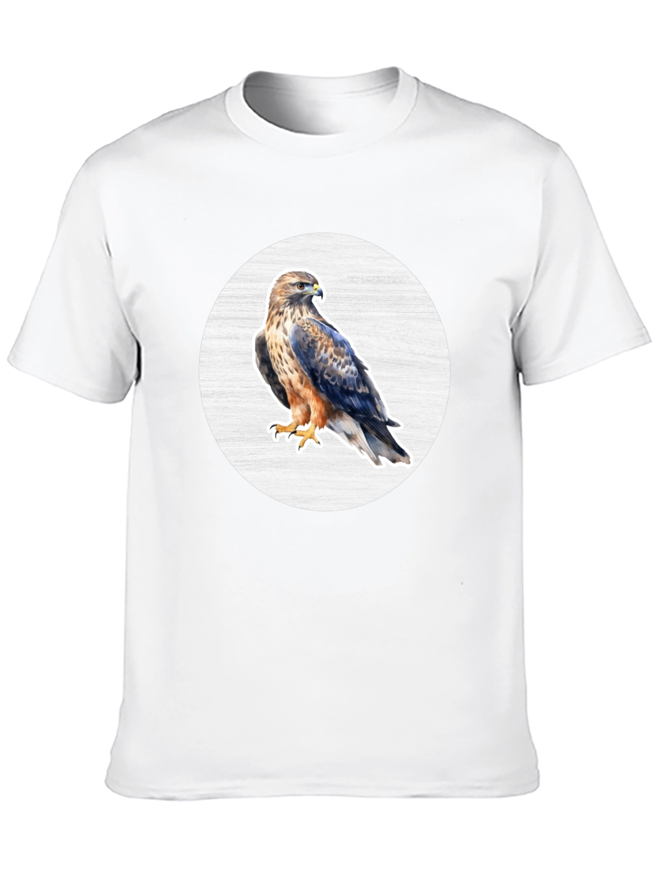 Cool Hawk Graphic Black T-Shirt