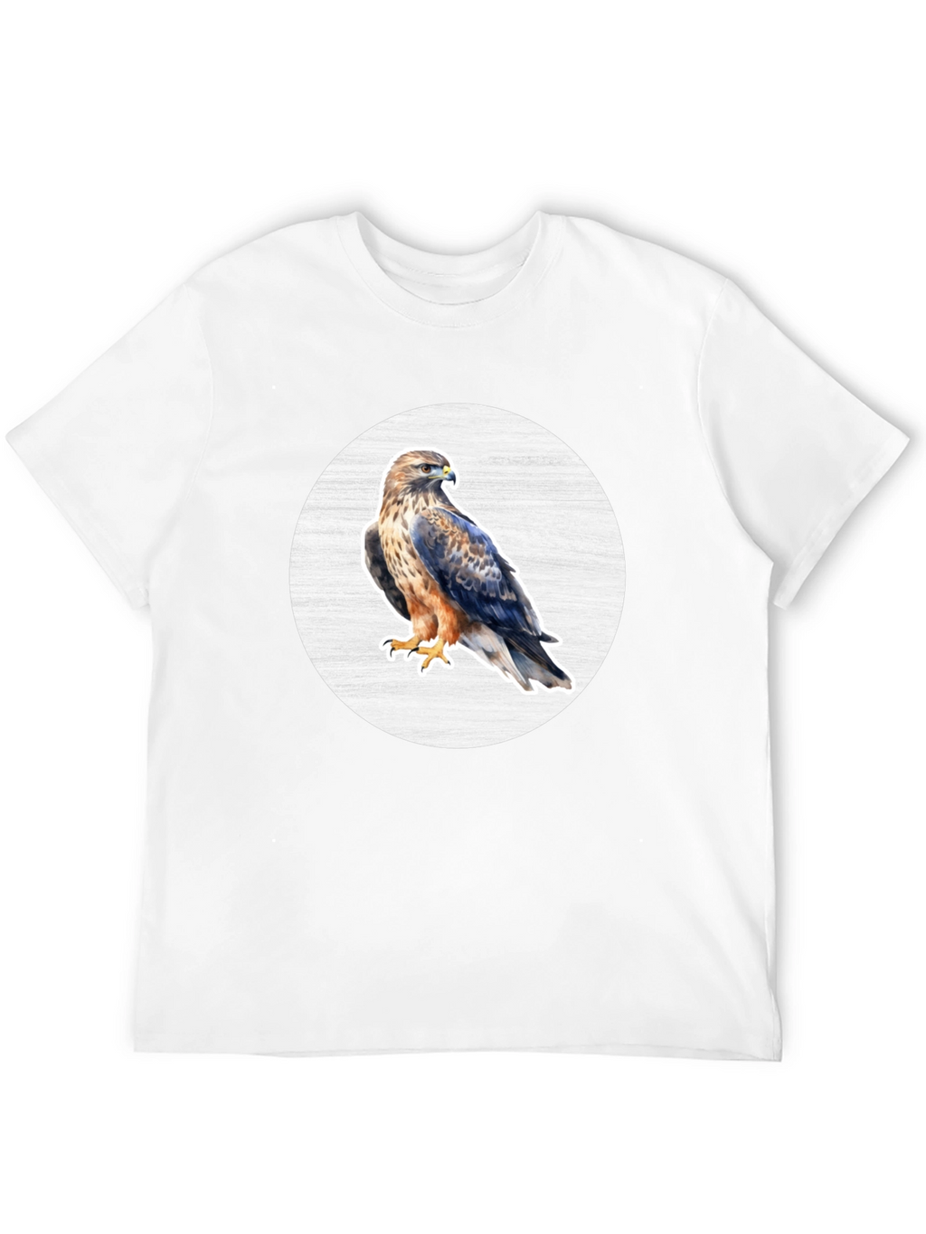 Cool Hawk Graphic Black T-Shirt