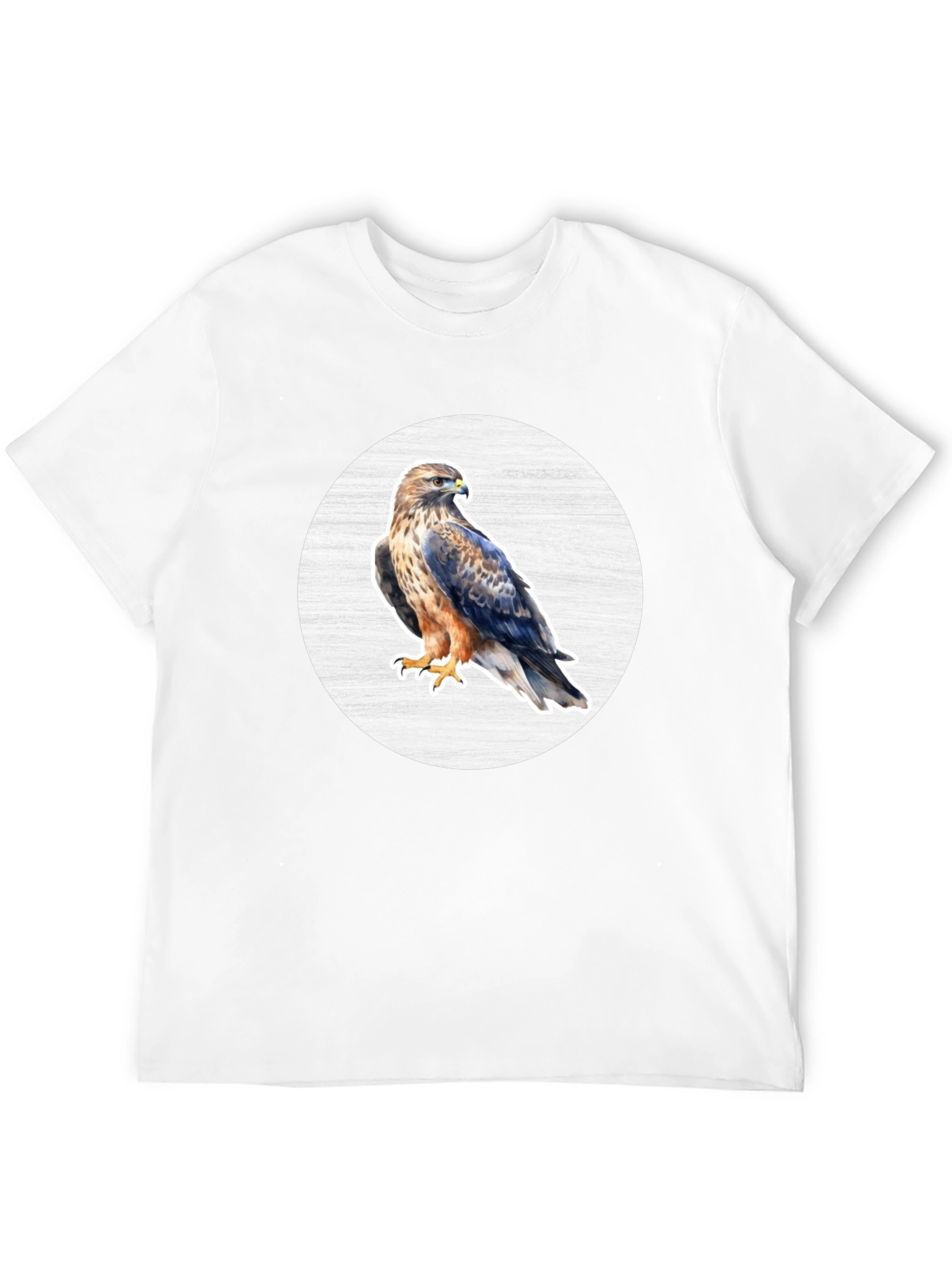 Cool Hawk Graphic Black T-Shirt
