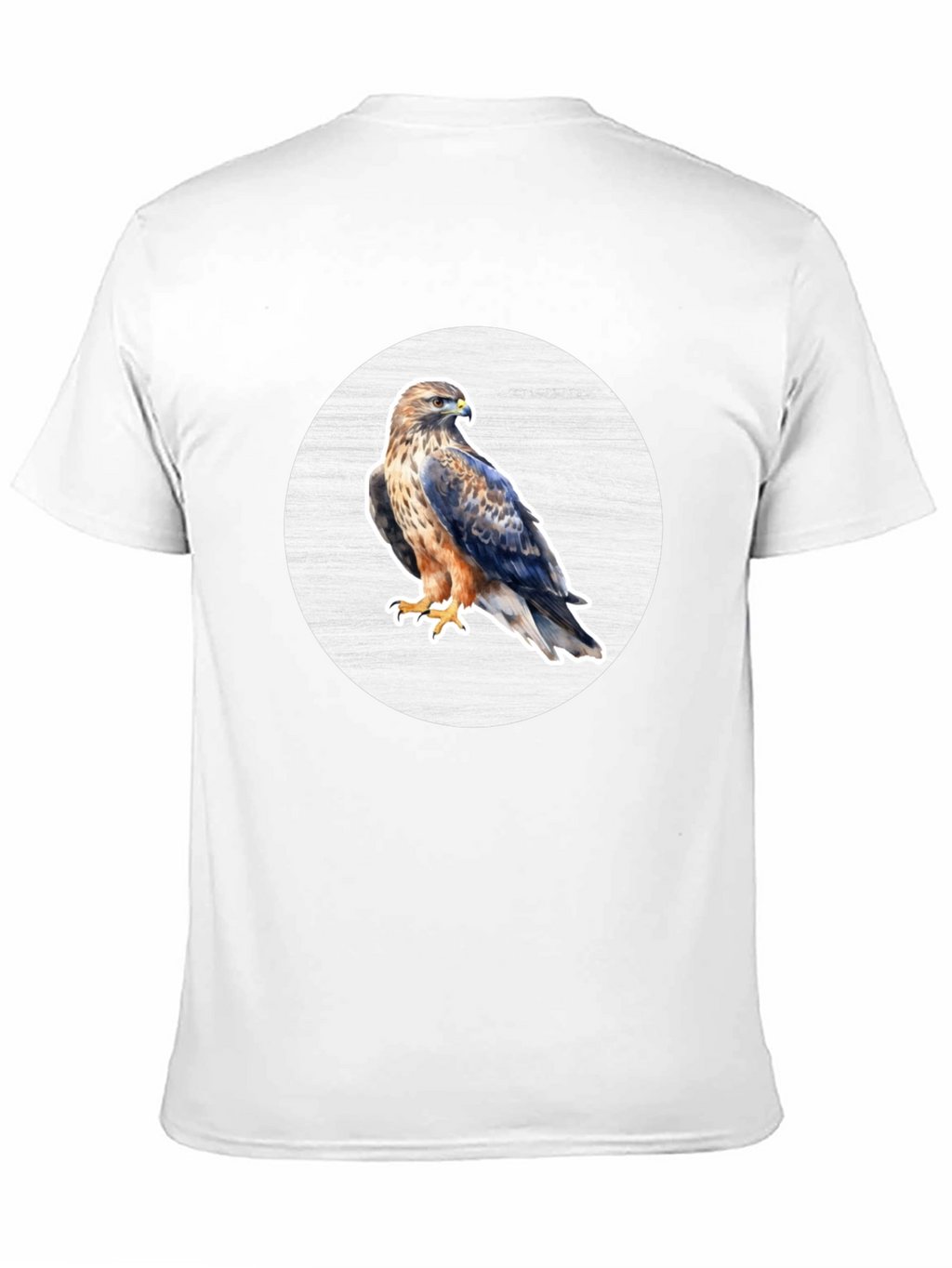 Cool Hawk Graphic Black T-Shirt