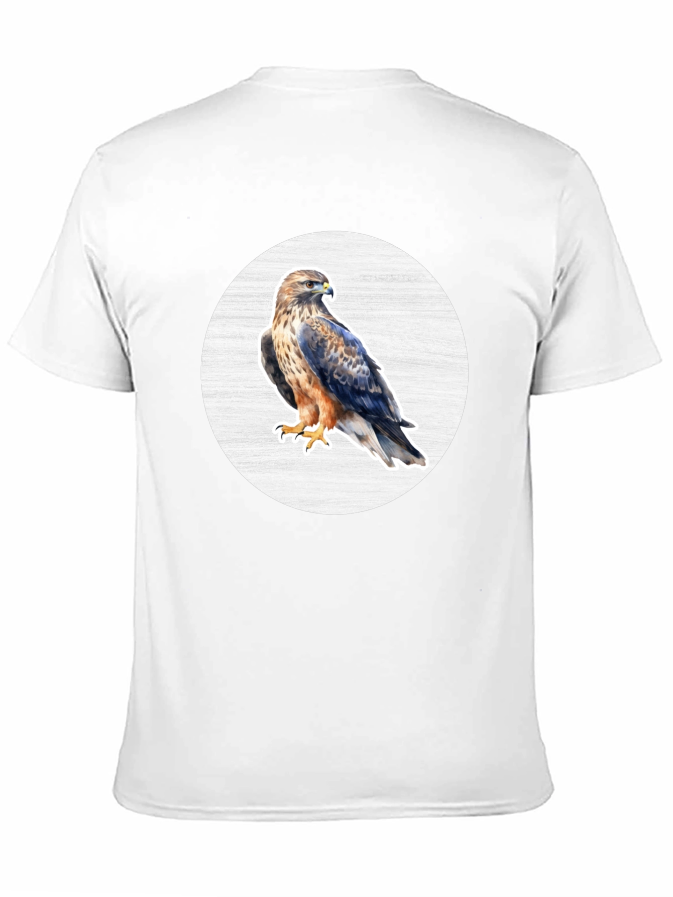 Cool Hawk Graphic Black T-Shirt