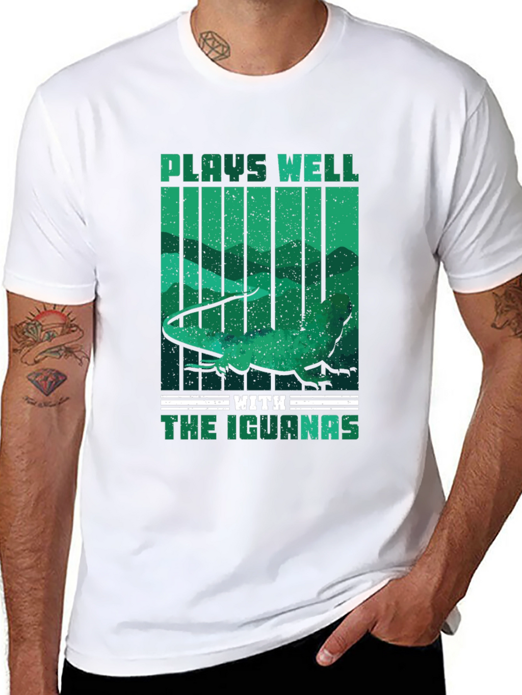 Plays Well With Iguanas T-Shirt