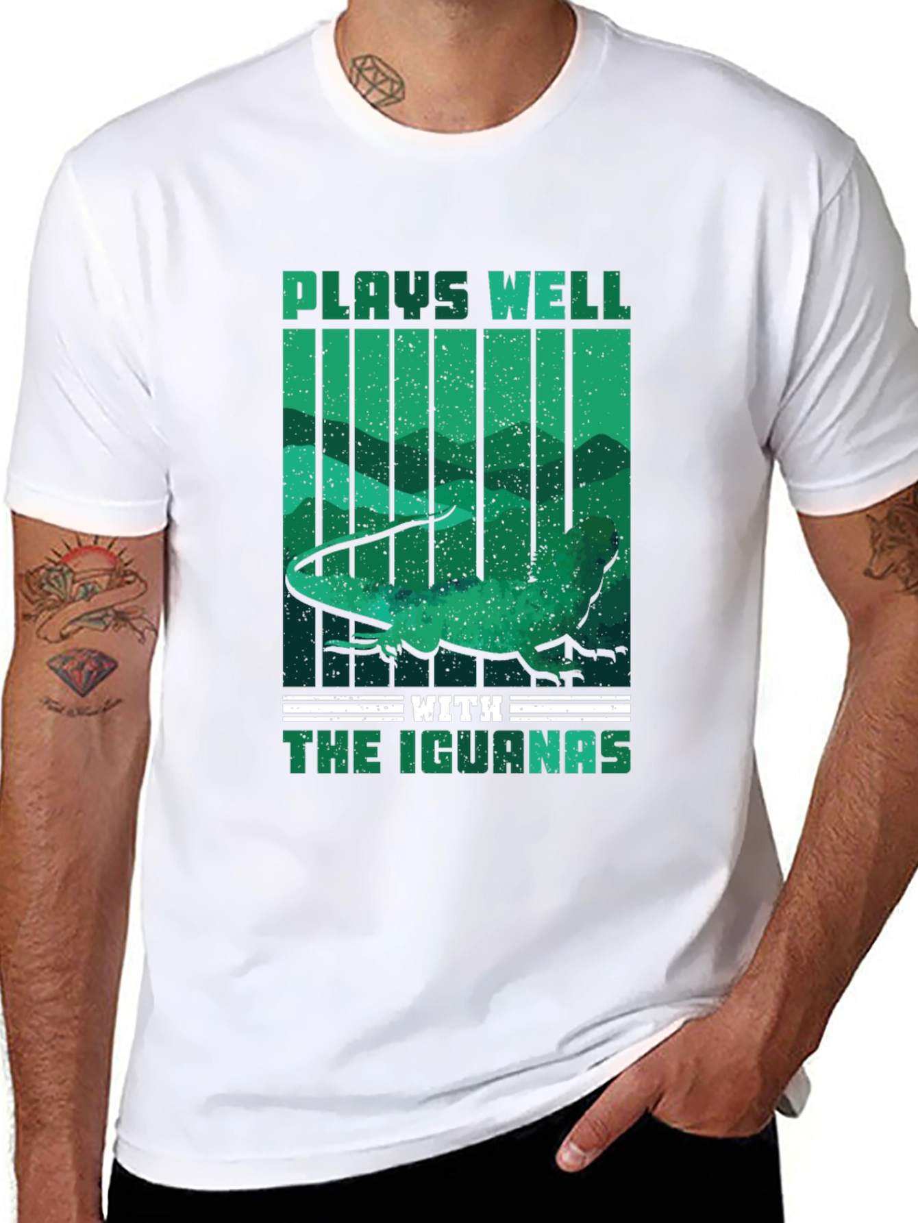 Plays Well With Iguanas T-Shirt