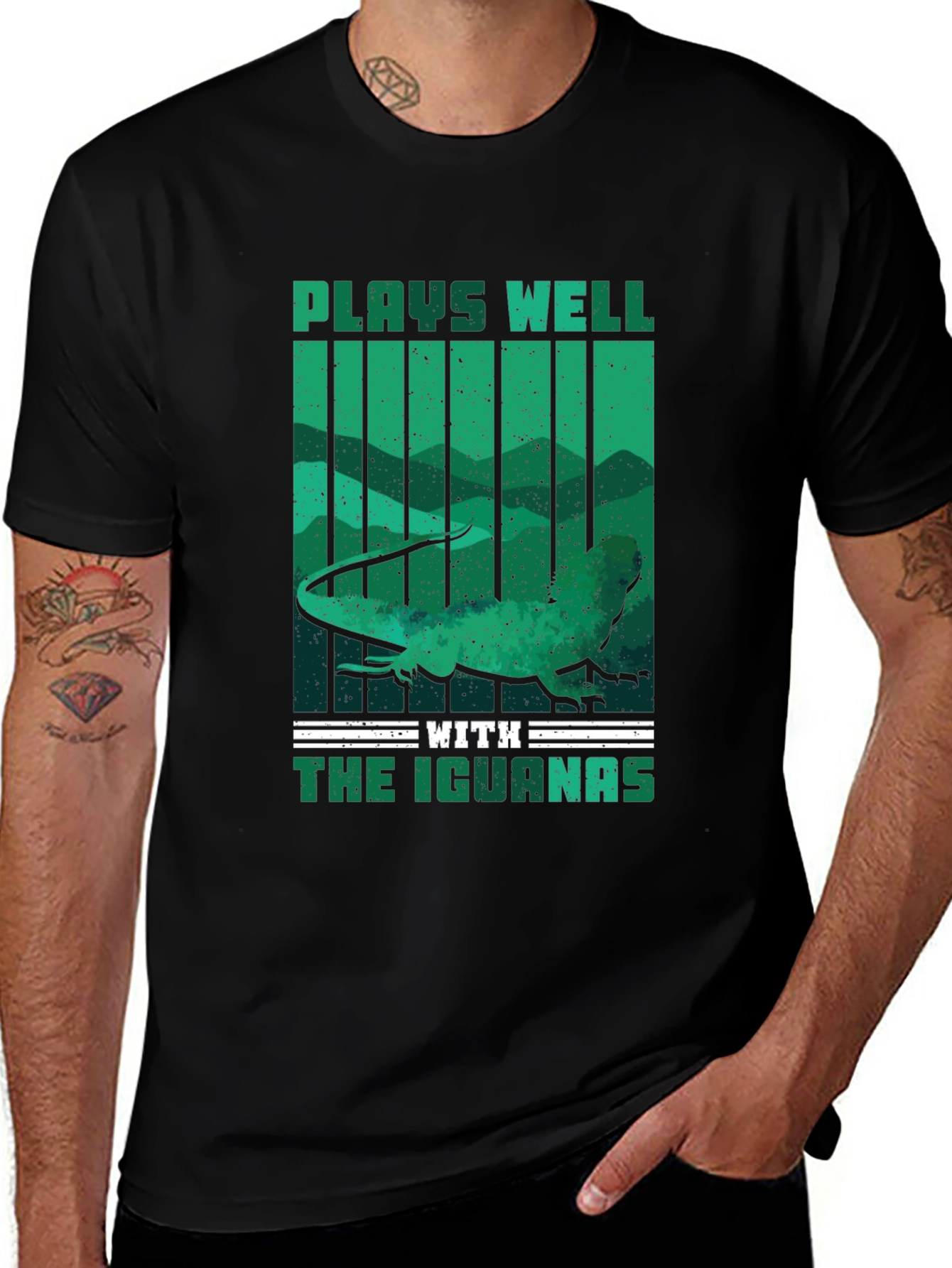 Plays Well With Iguanas T-Shirt