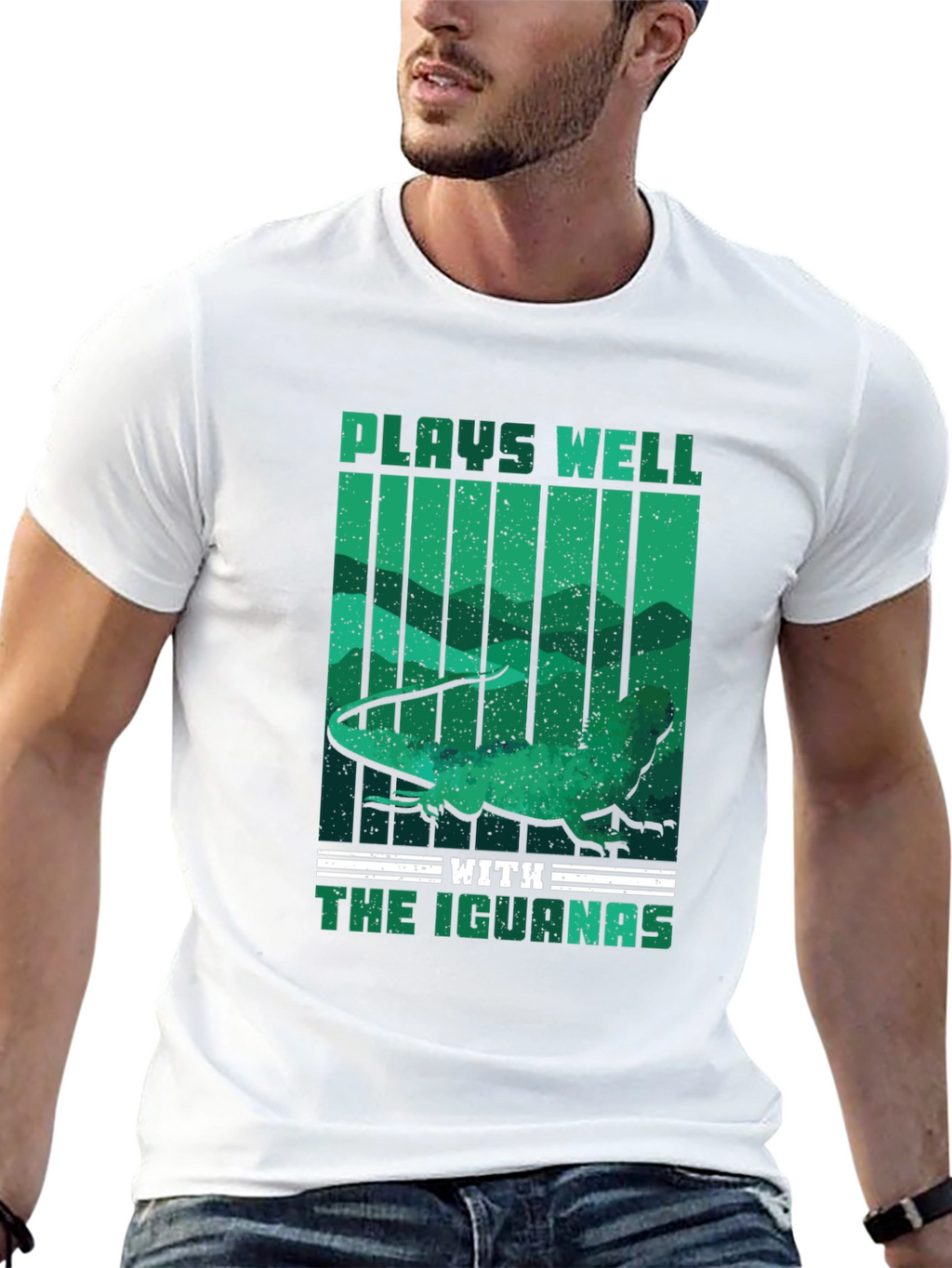 Plays Well With Iguanas T-Shirt