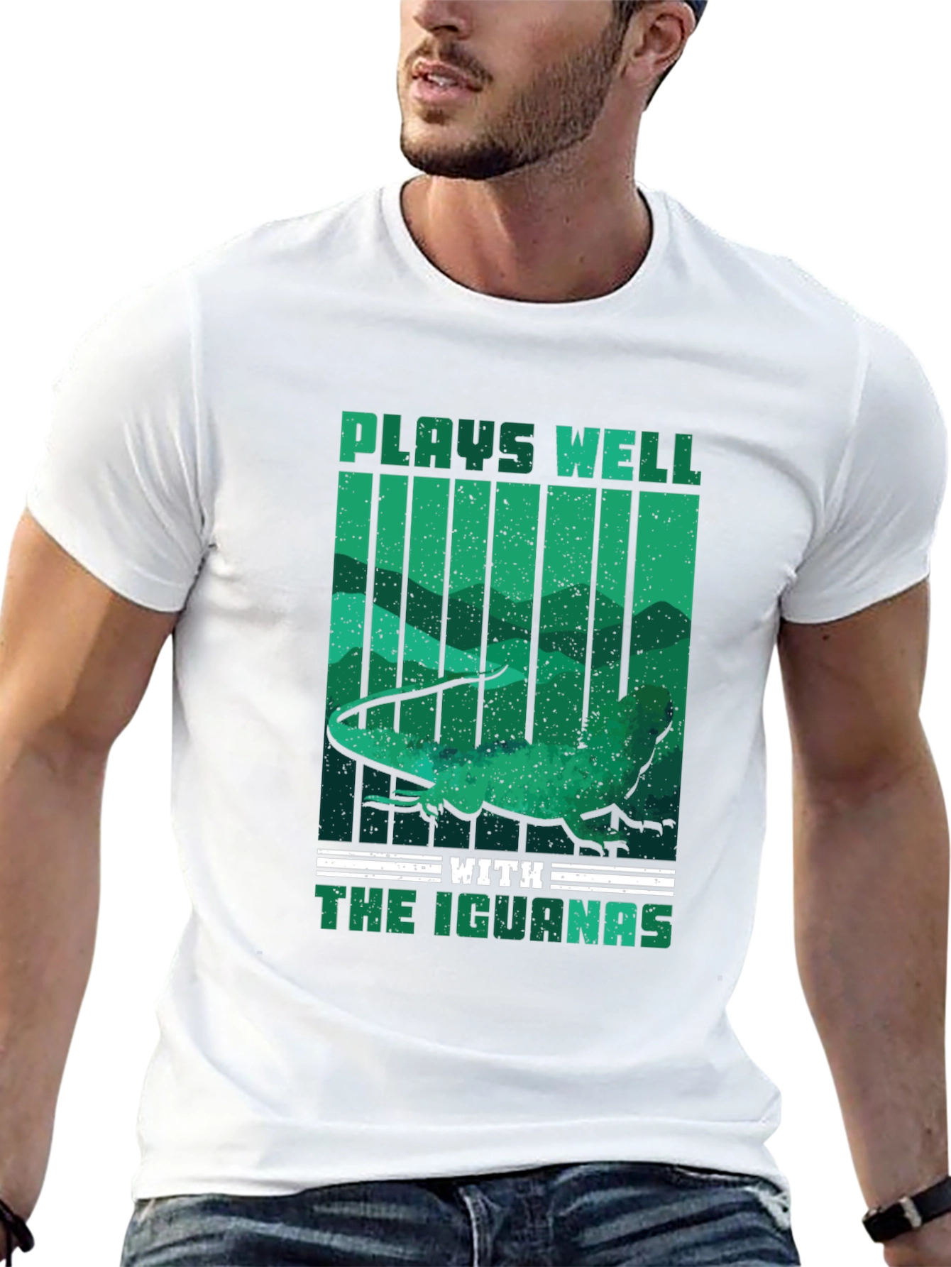 Plays Well With Iguanas T-Shirt