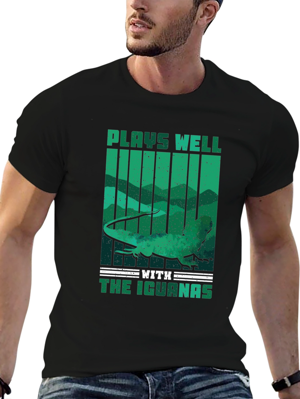 Plays Well With Iguanas T-Shirt