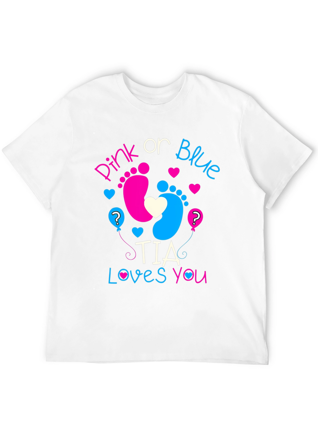 Pink or Blue Gender Reveal T-Shirt