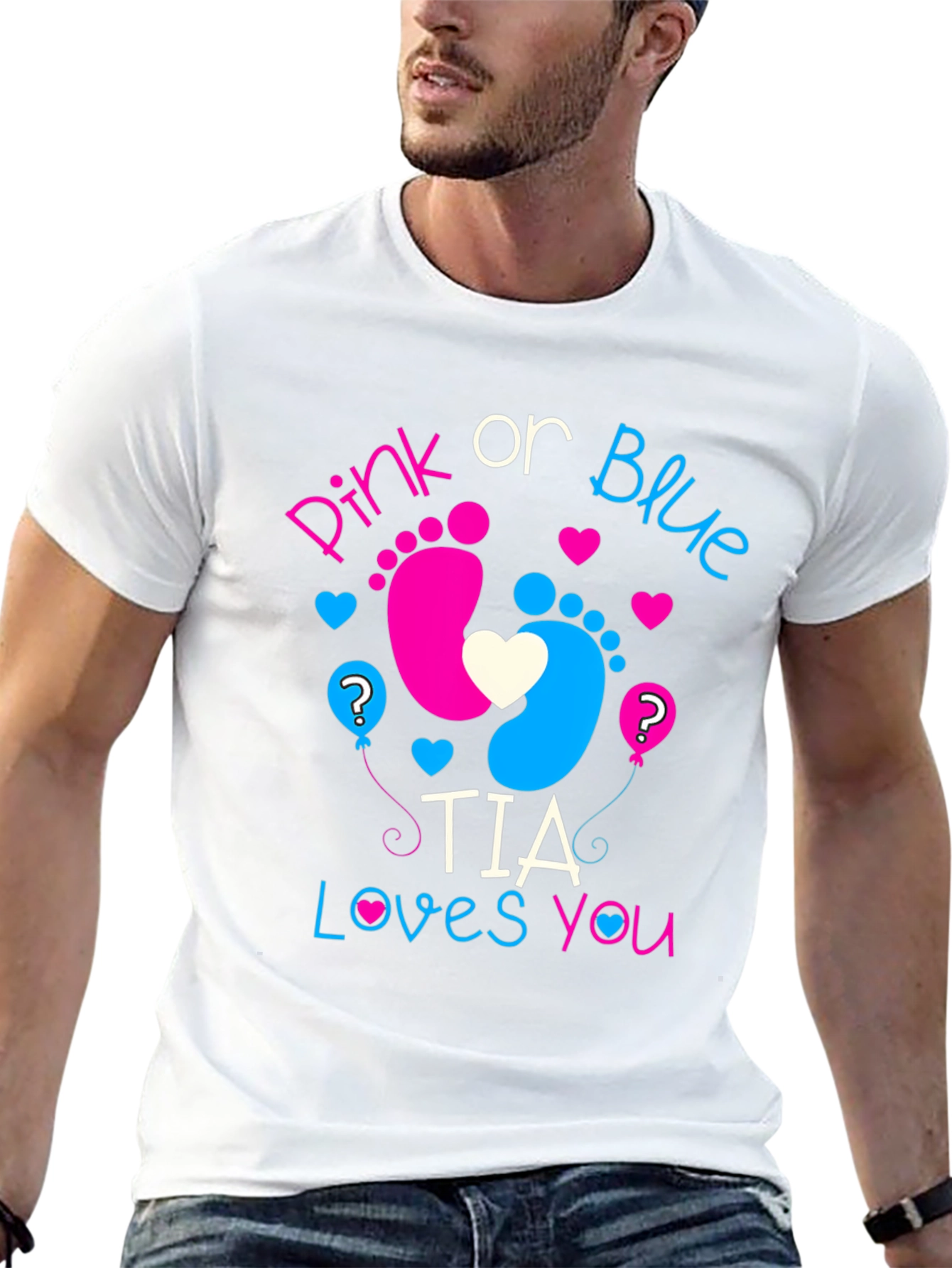 Pink or Blue Gender Reveal T-Shirt
