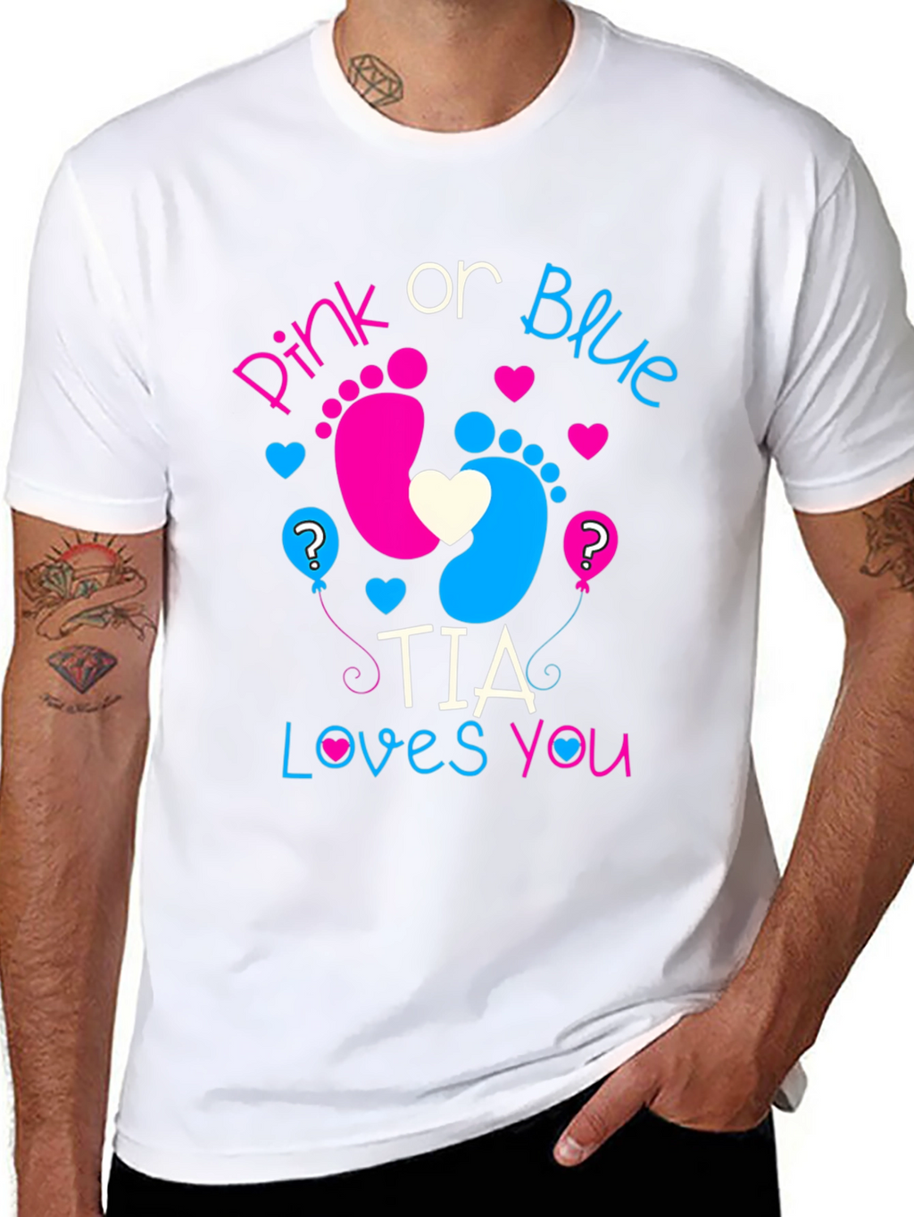 Pink or Blue Gender Reveal T-Shirt