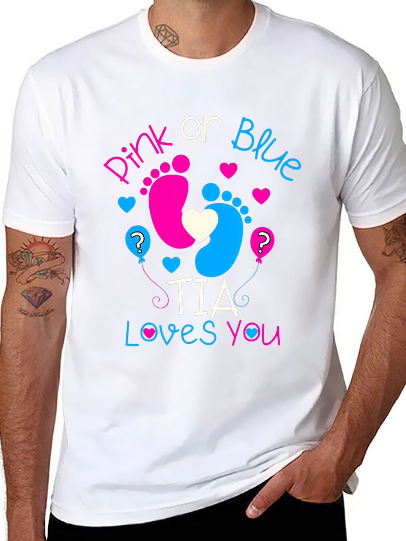 Pink or Blue Gender Reveal T-Shirt