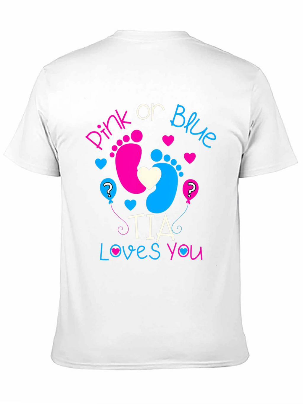 Pink or Blue Gender Reveal T-Shirt
