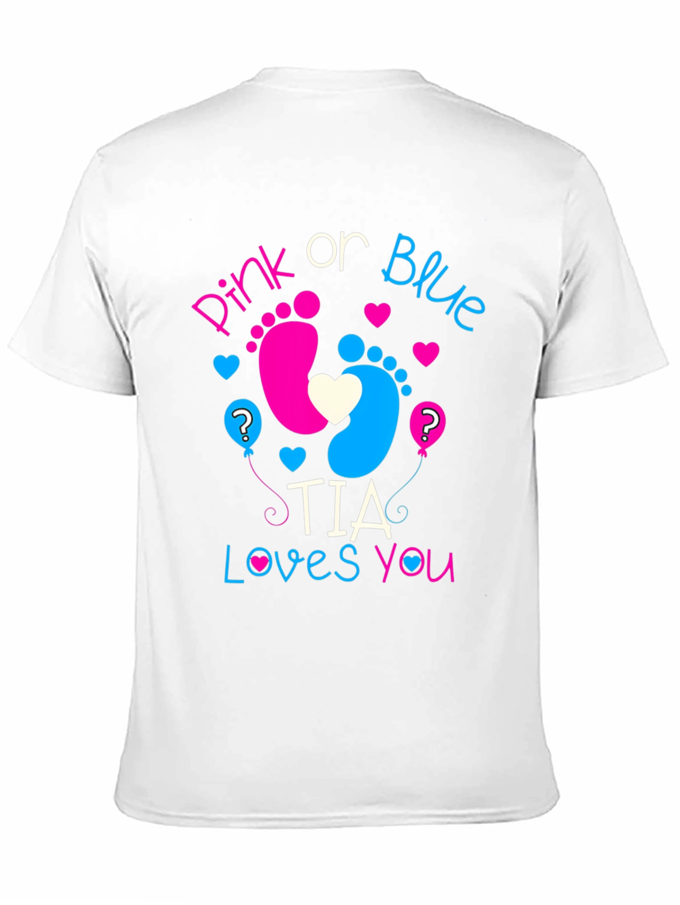Pink or Blue Gender Reveal T-Shirt