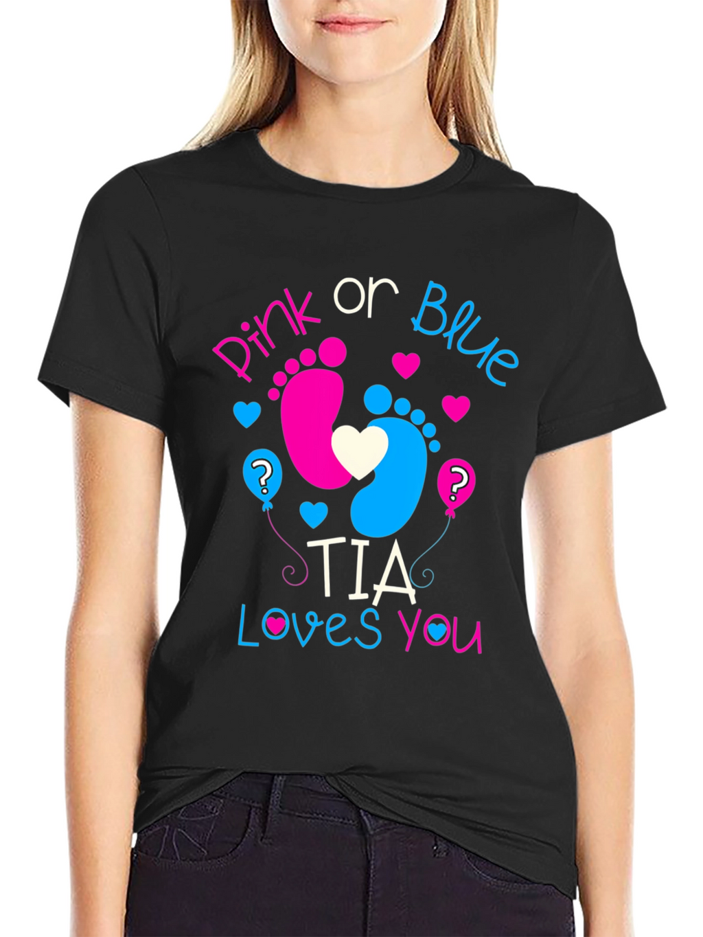 Pink or Blue Gender Reveal T-Shirt