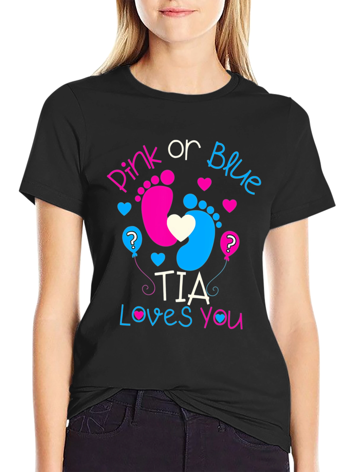 Pink or Blue Gender Reveal T-Shirt