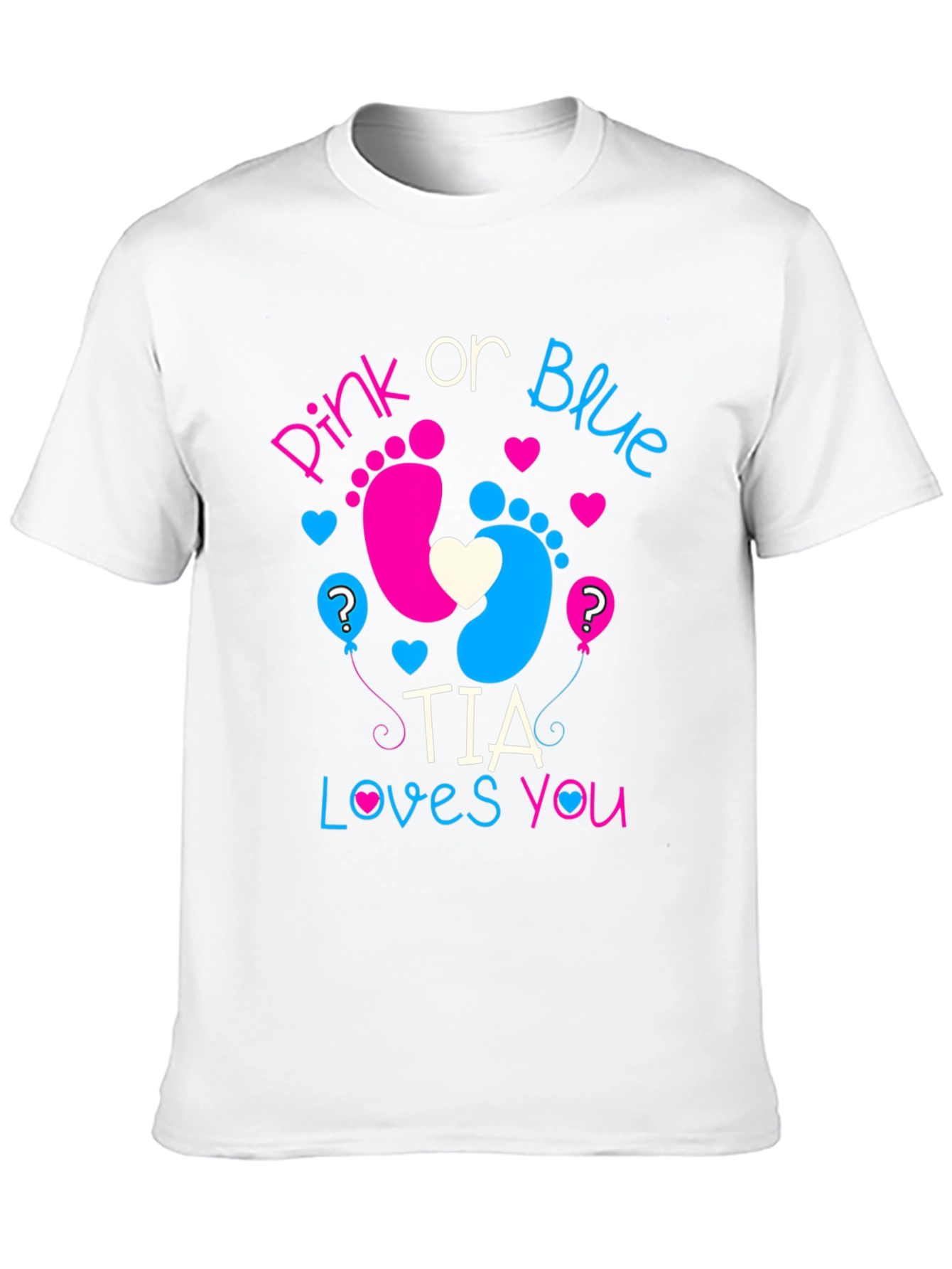 Pink or Blue Gender Reveal T-Shirt