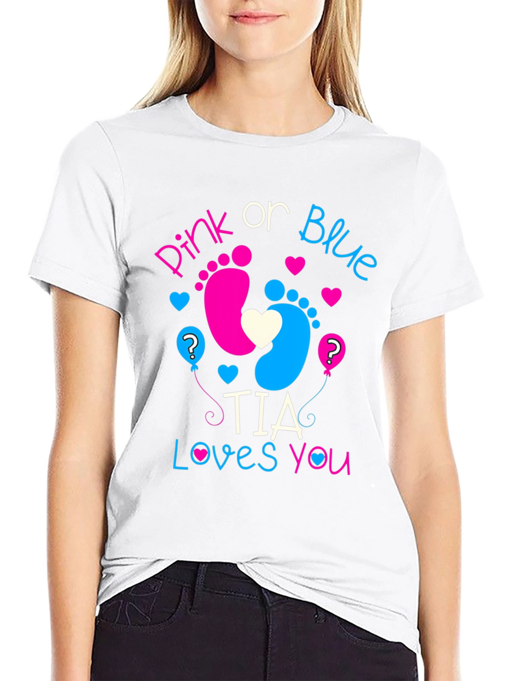 Pink or Blue Gender Reveal T-Shirt