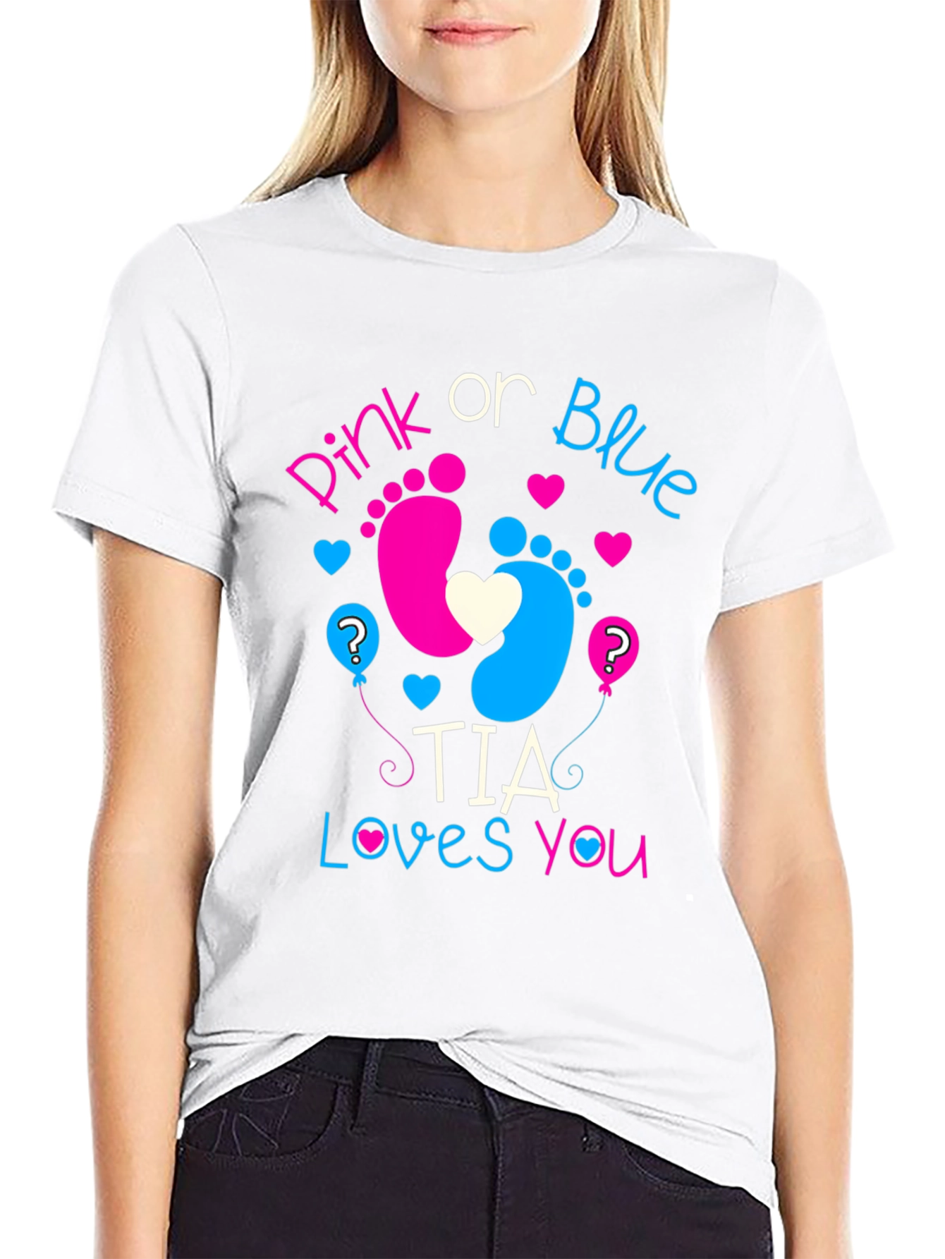Pink or Blue Gender Reveal T-Shirt