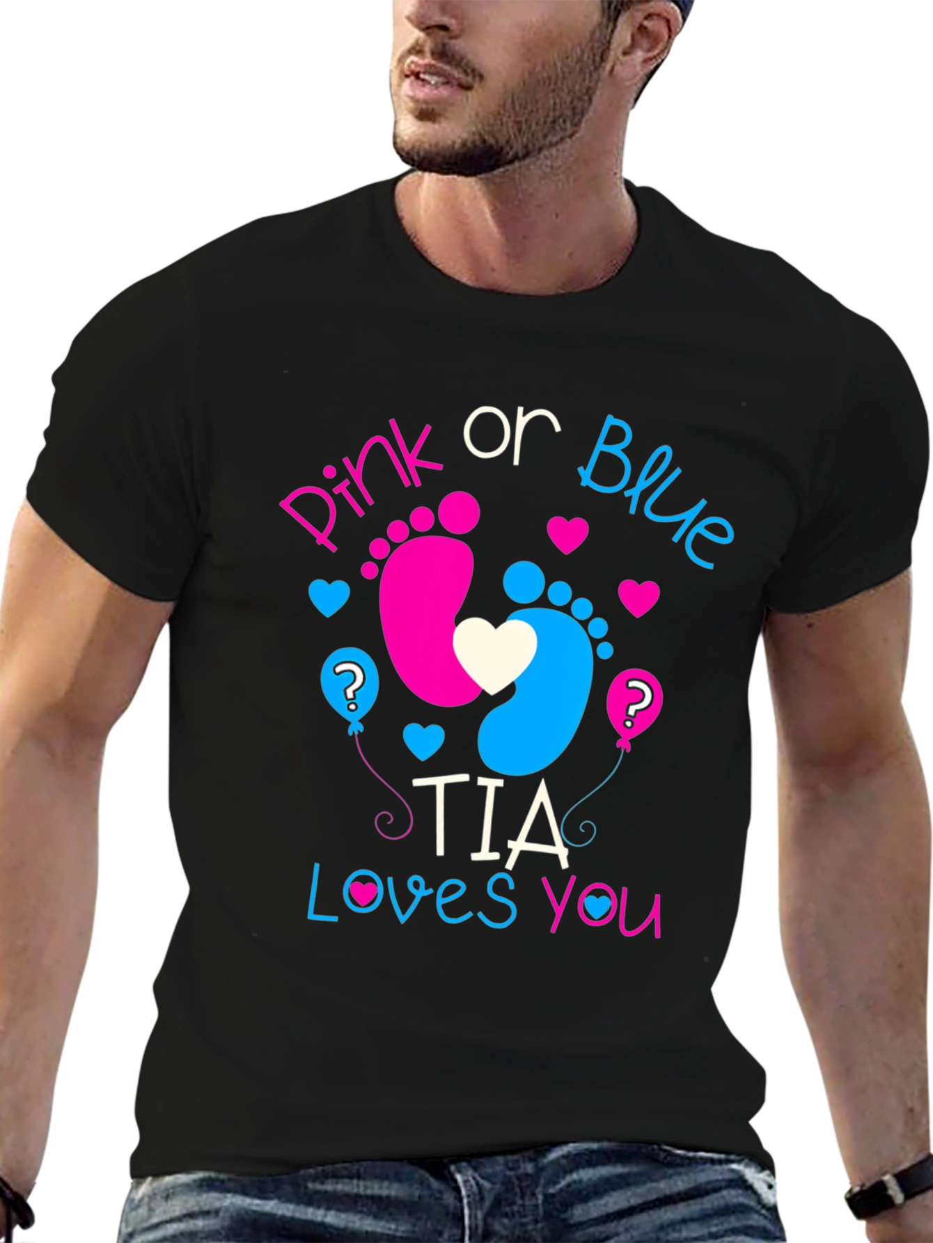 Pink or Blue Gender Reveal T-Shirt