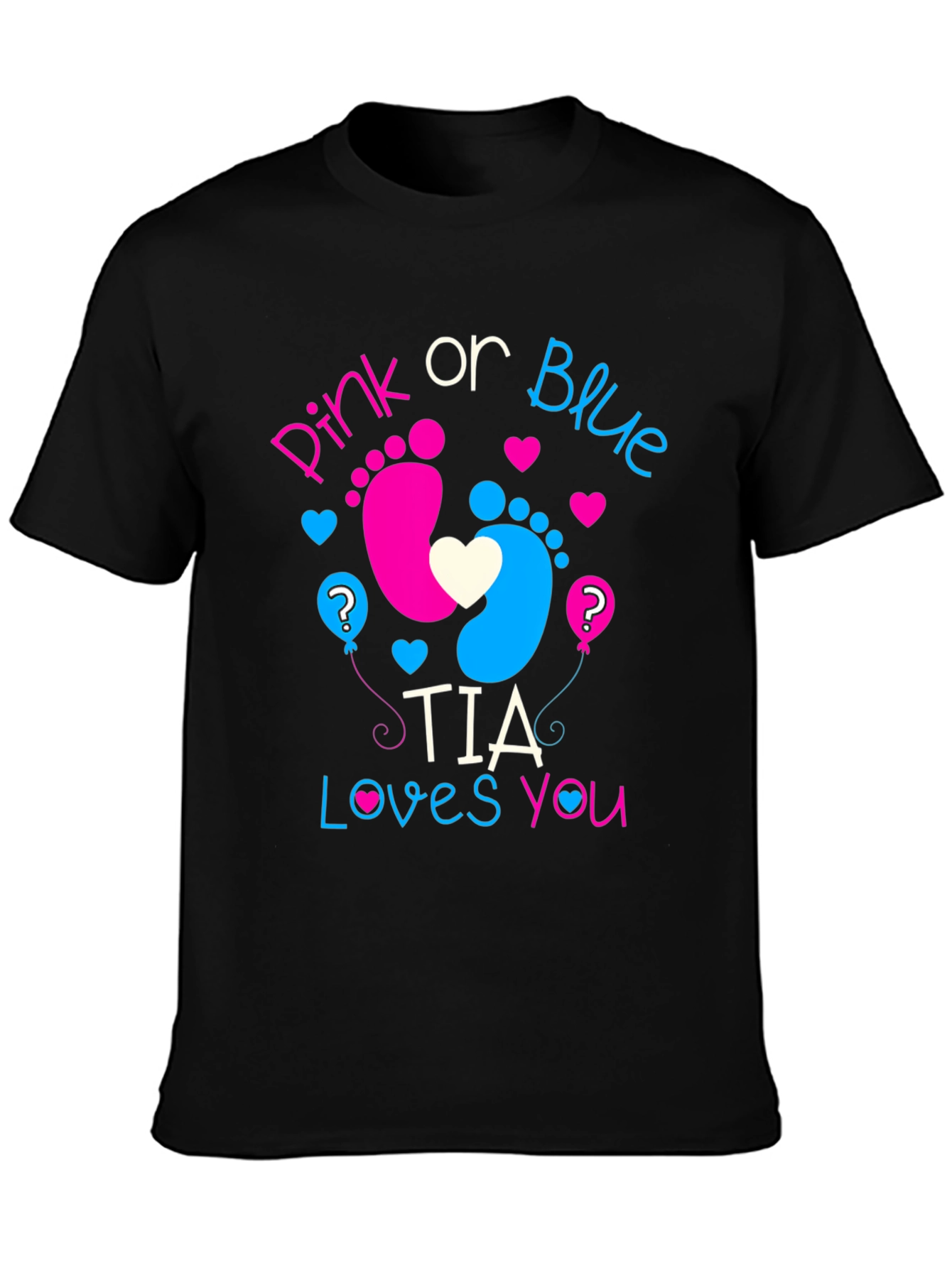 Pink or Blue Gender Reveal T-Shirt