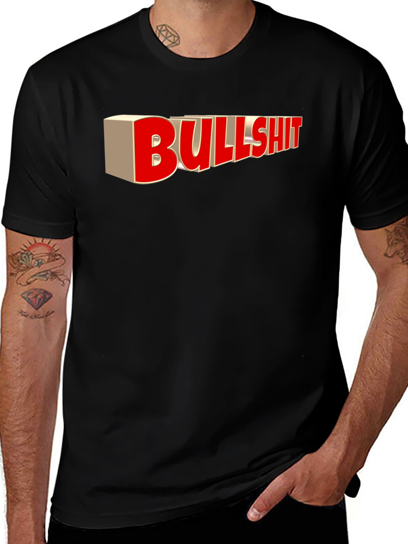 Bullshit Statement Graphic T-Shirt