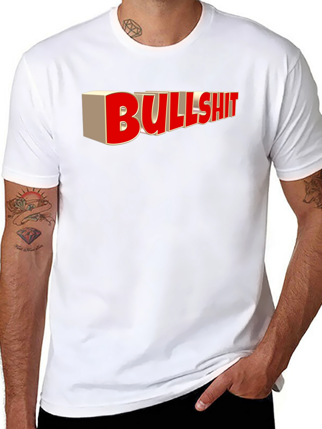 Bullshit Statement Graphic T-Shirt
