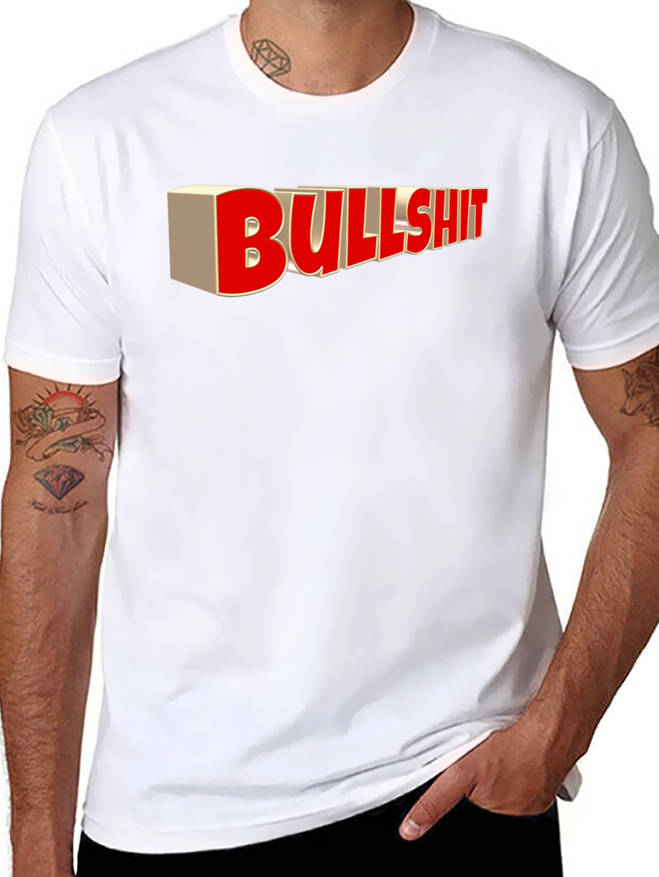 Bullshit Statement Graphic T-Shirt