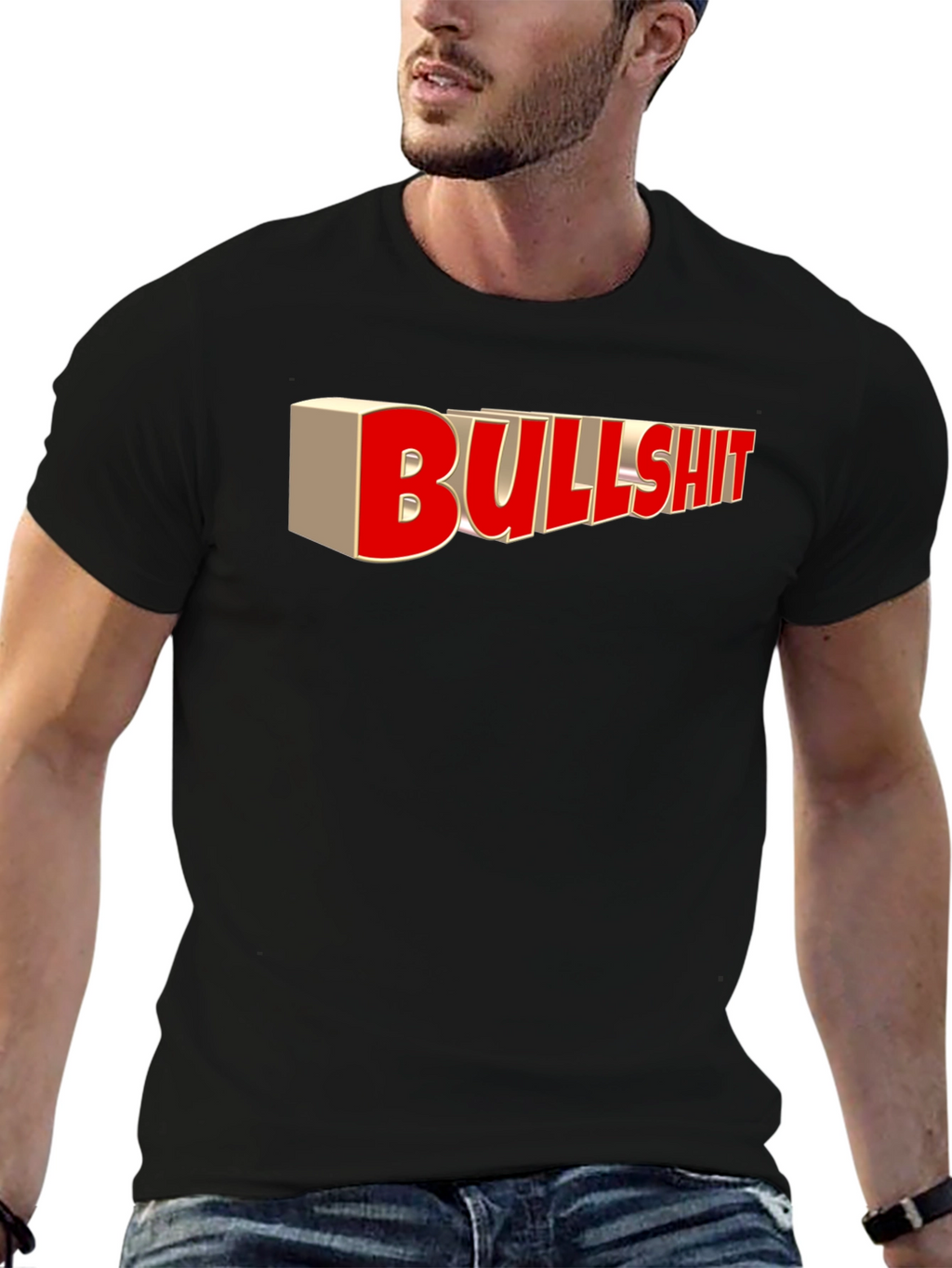 Bullshit Statement Graphic T-Shirt