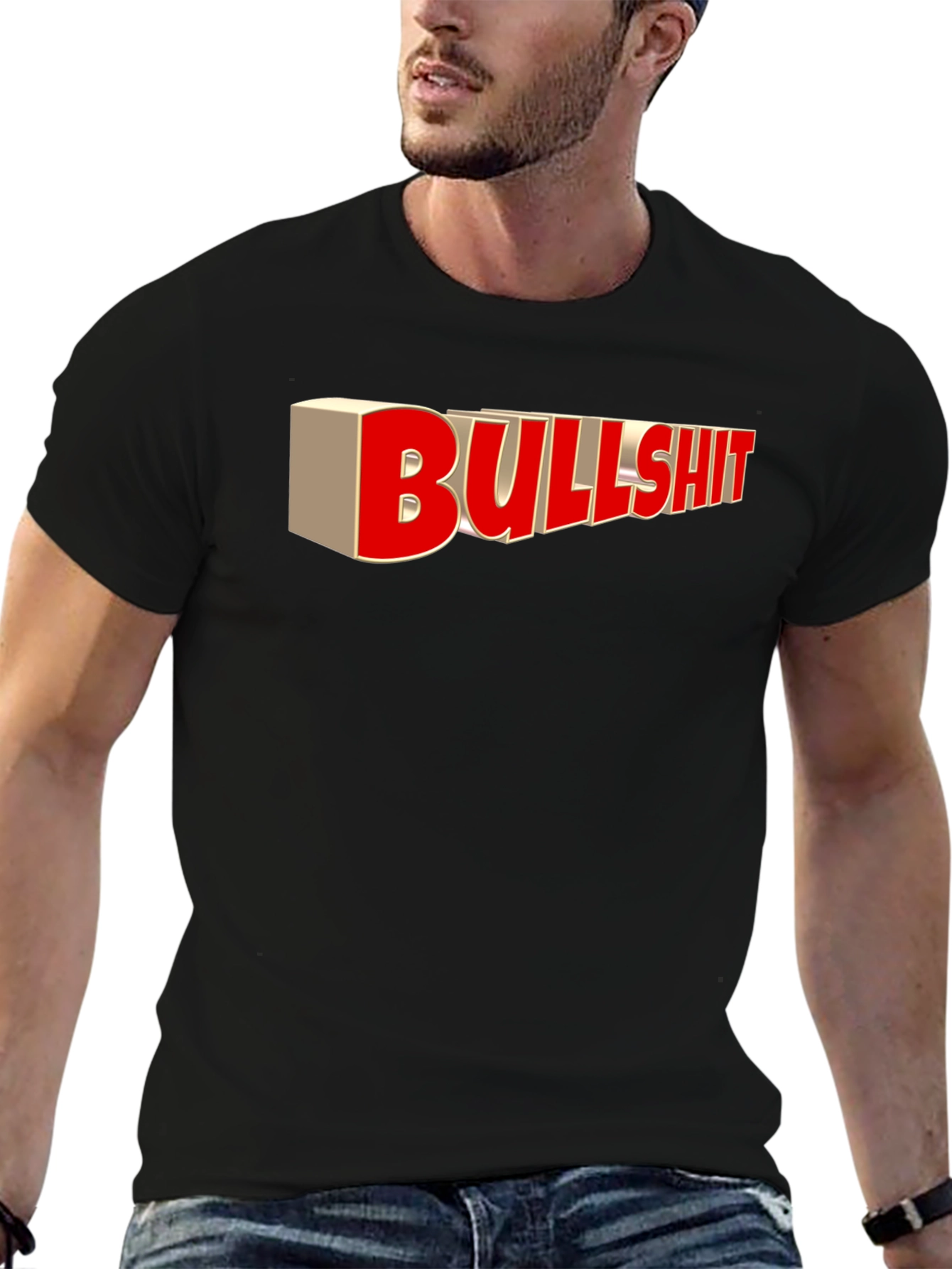 Bullshit Statement Graphic T-Shirt