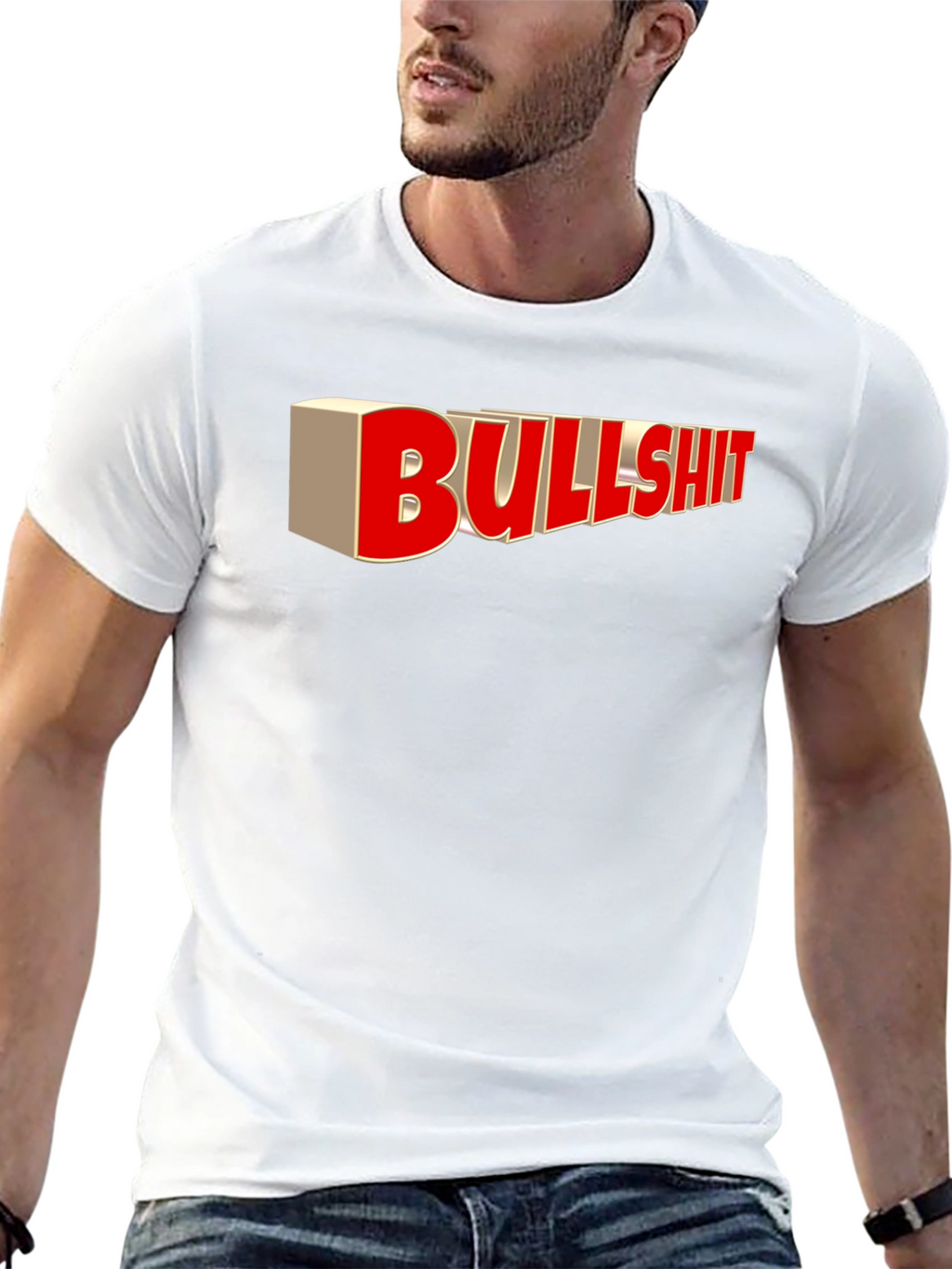 Bullshit Statement Graphic T-Shirt