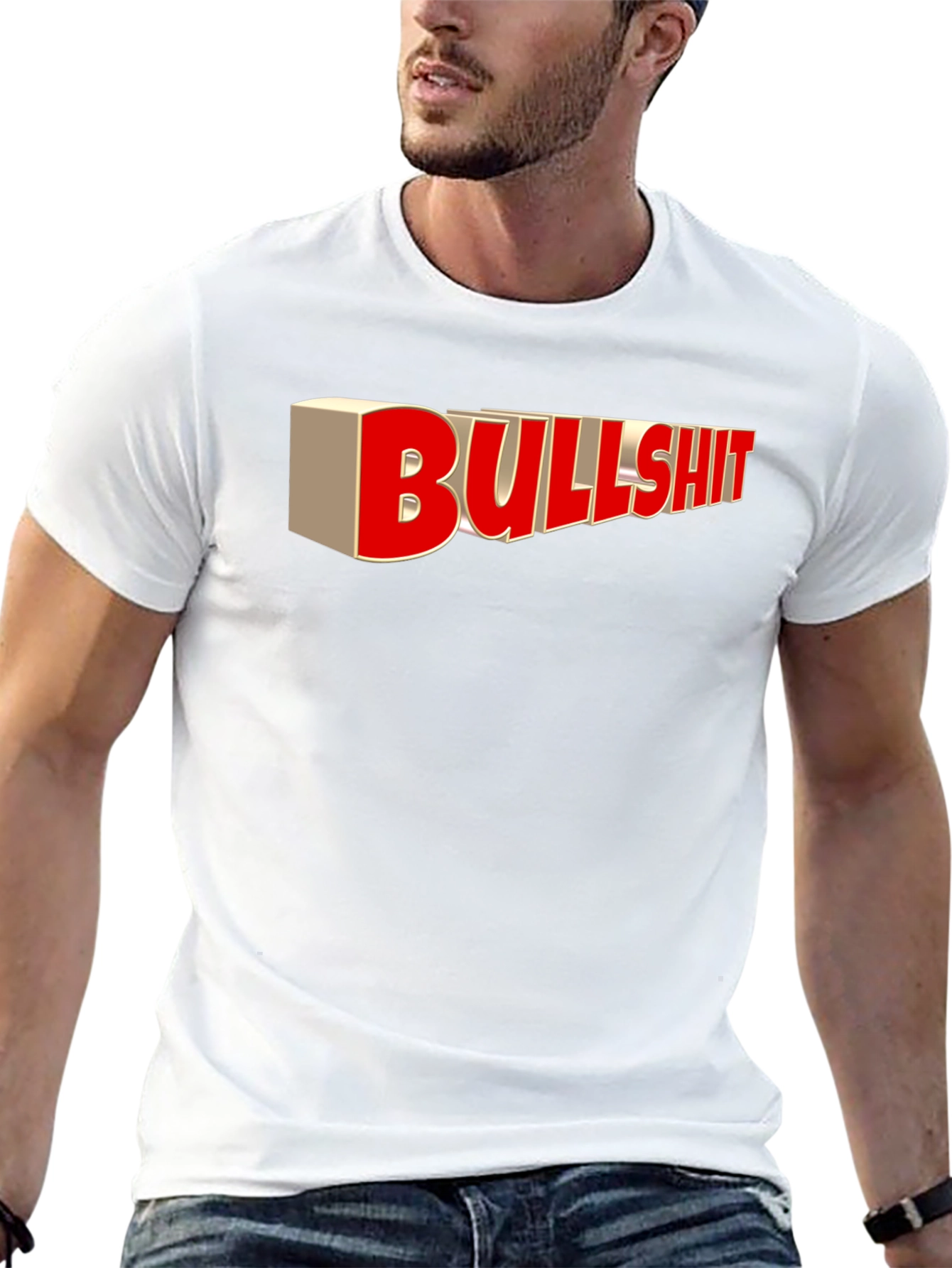 Bullshit Statement Graphic T-Shirt