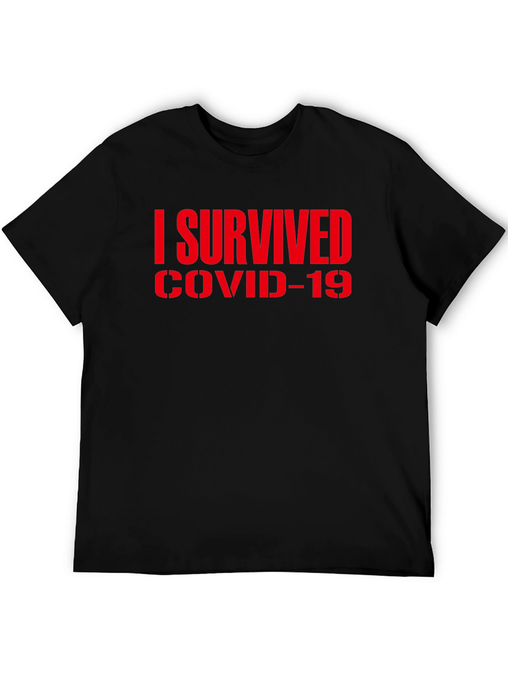 I Survived COVID-19 Black T-Shirt