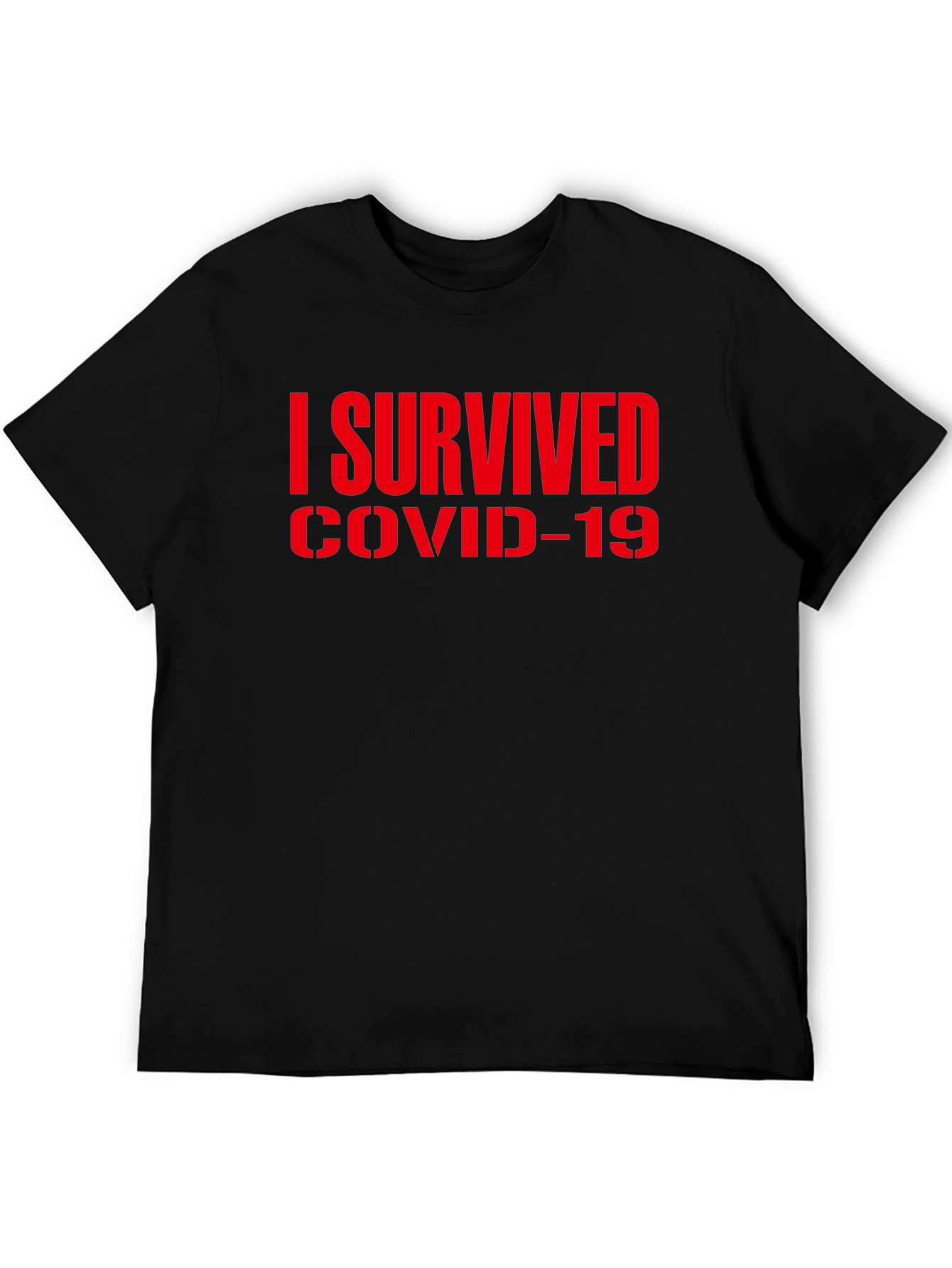 I Survived COVID-19 Black T-Shirt