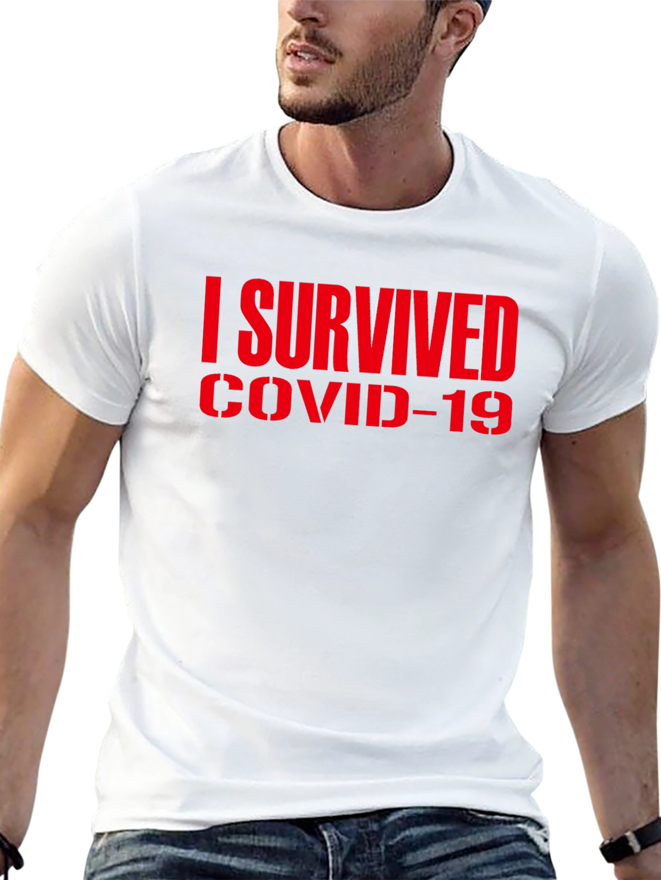 I Survived COVID-19 Black T-Shirt